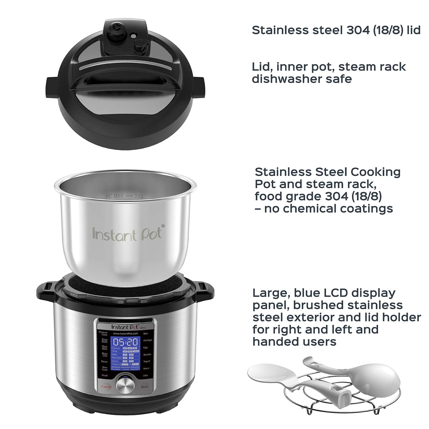 Instant Pot Ultra Programmierbarer Sterilisator (Modelljahr 2025)