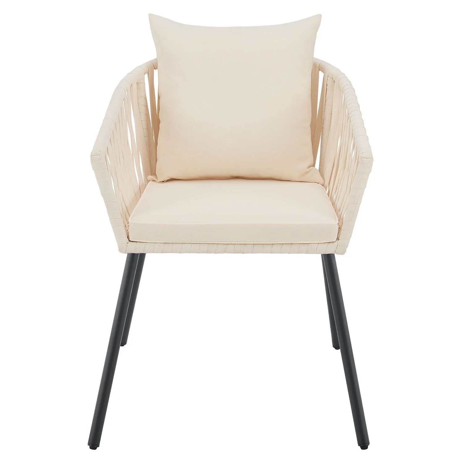 2025 Rebsæt med 2 stole – Elegance og komfort til dit udendørsområde