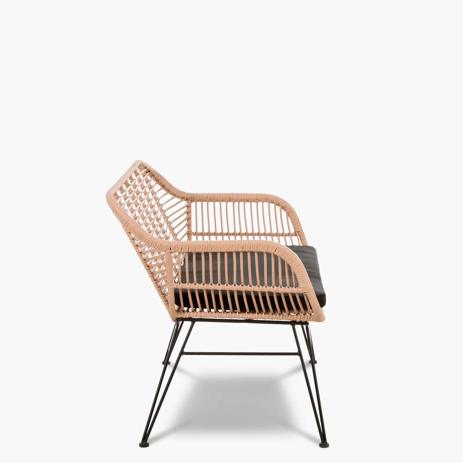 2025 Kreta syntetisk rattanbænk