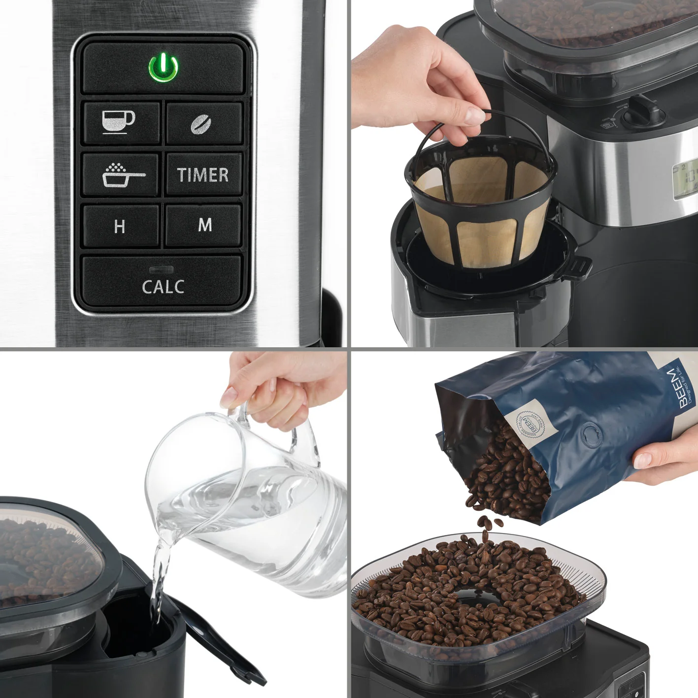 2025 FRESH-AROMA-PERFECT II – Cafetière à filtre avec broyeur intégré et carafe isotherme