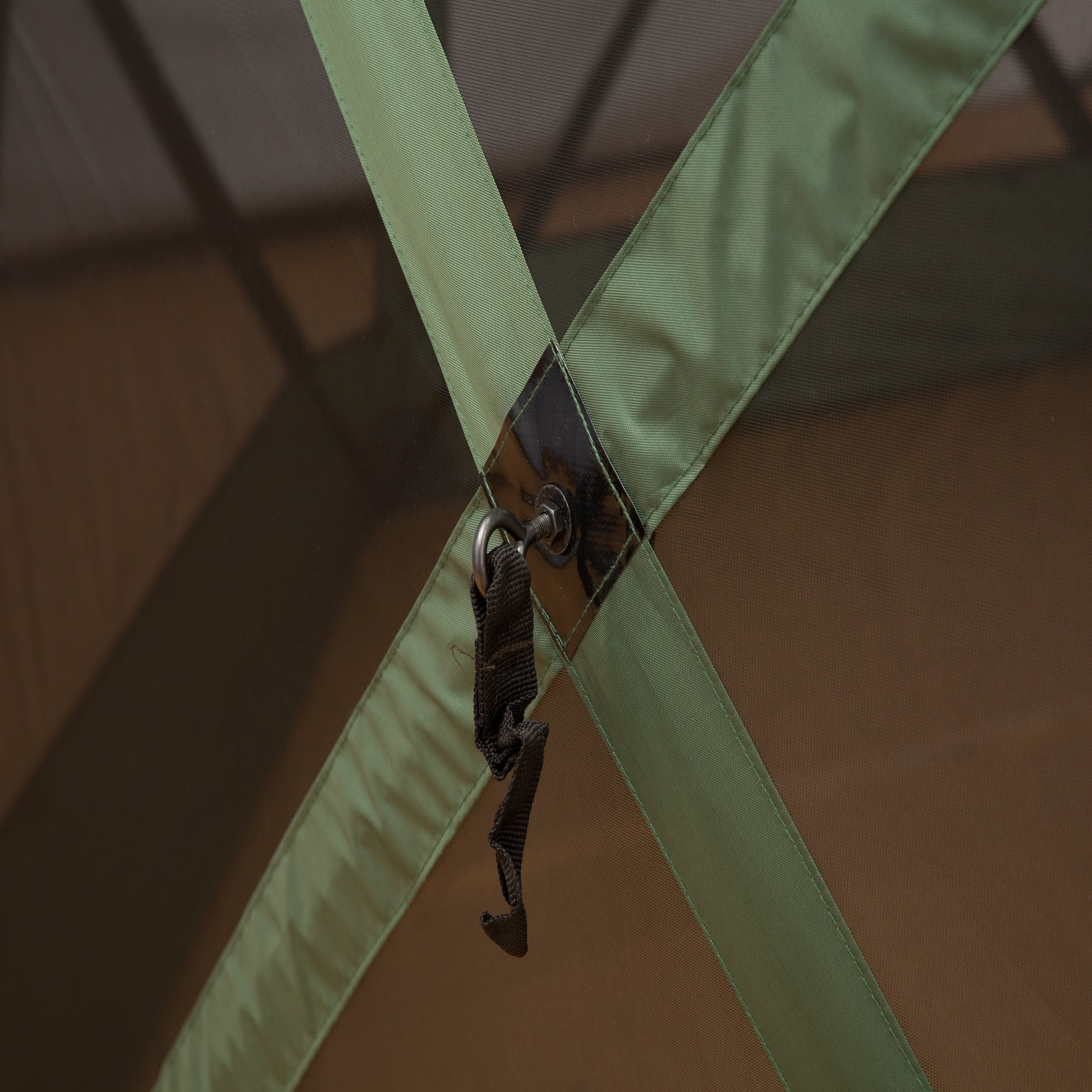 Outsunny 3,6m x 3,6m sekskantet pavillon med myggenet – Bærbar, foldbar pavillon med netvægge, bæretaske og skyggefuld plads. Grøn