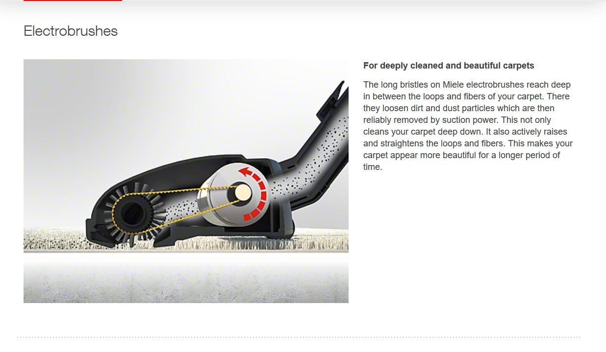 Brosse à dents électrique Miele Electro Plus pleine grandeur