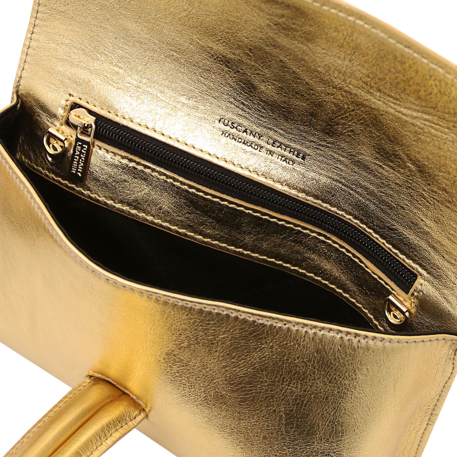 TL Bag - Metallic leather clutch | TL141993
