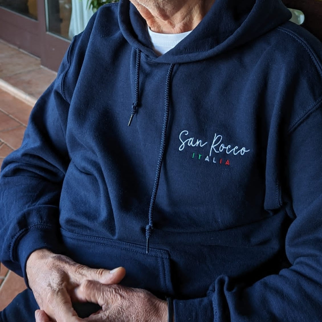 San Rocco Italia Embroidered Logo Unisex Hoodie