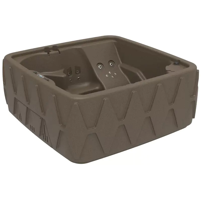 2025 Aquarest Spas. Jet Square Plug-and-Play-Spa mit Ozonisator