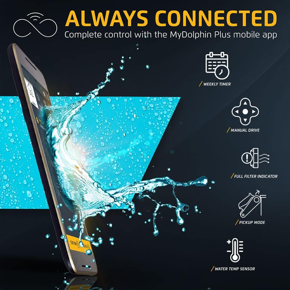 Robot nettoyeur de piscine 2025 pour piscines jusqu'à 9 mètres – Brosse de nettoyage et filtres à chargement par le haut