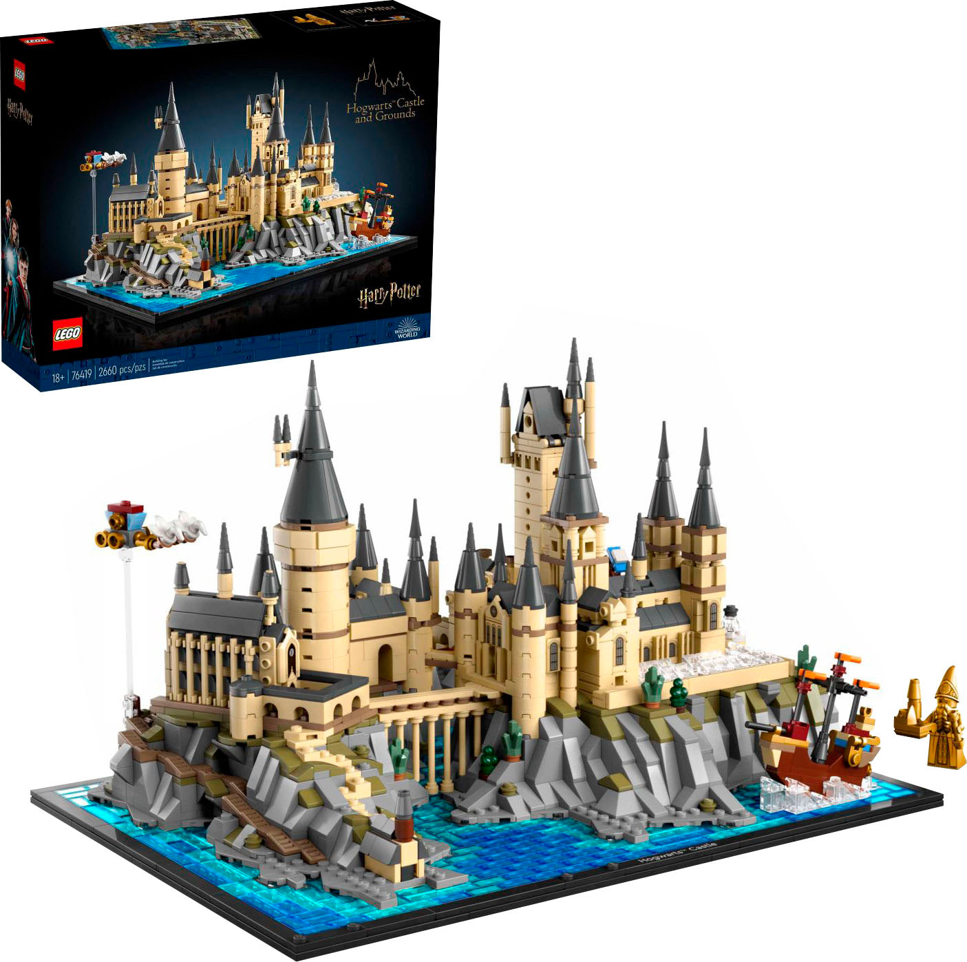 LEGO – Harry Potter Hogwarts Slot og Områdets Magiske Byggesæt 76419