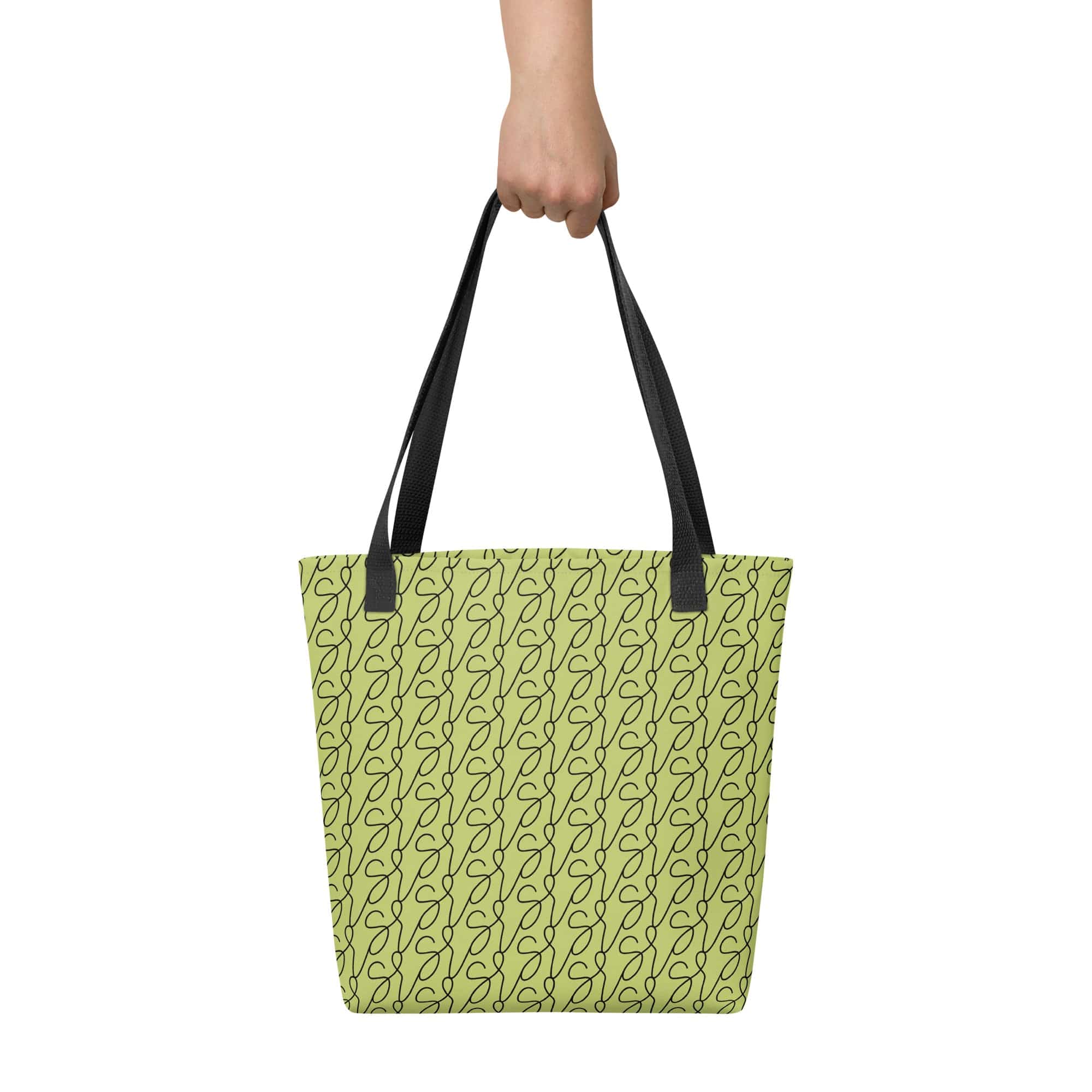 Olive Green Logo Tote Bag