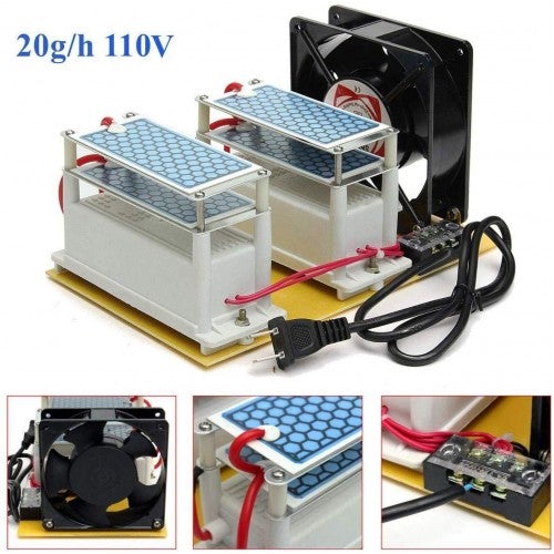 Générateur d'ozone LEONEBEBE 110 V, machine de désinfection à l'ozone, purificateur d'air, longue durée de vie, avec minuterie, expédition par DHL (2000 mg)