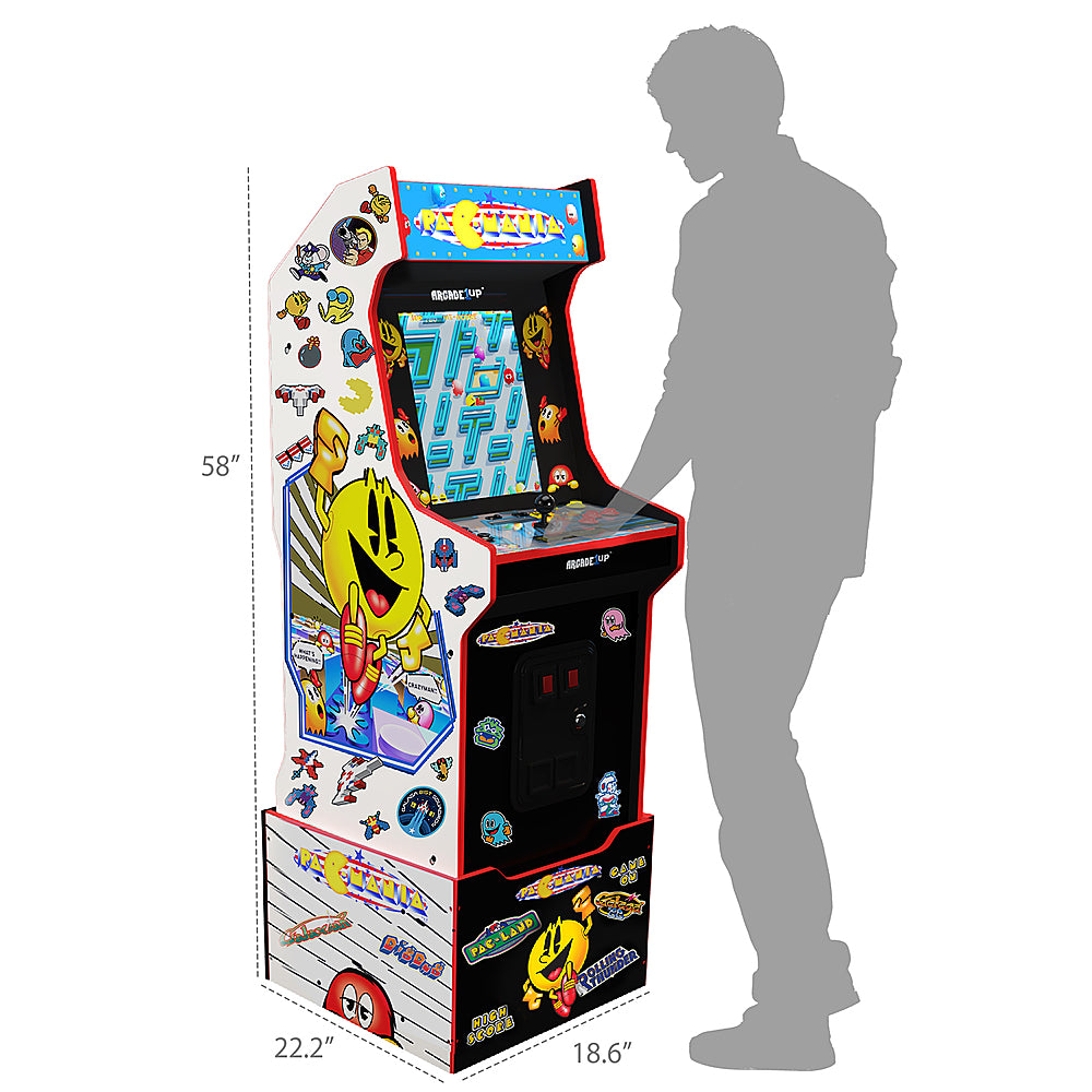 Arcade1Up – Anpassbarer Pac-Man-Arcade-Automat inklusive Pac-Mania – Mehrfarbig