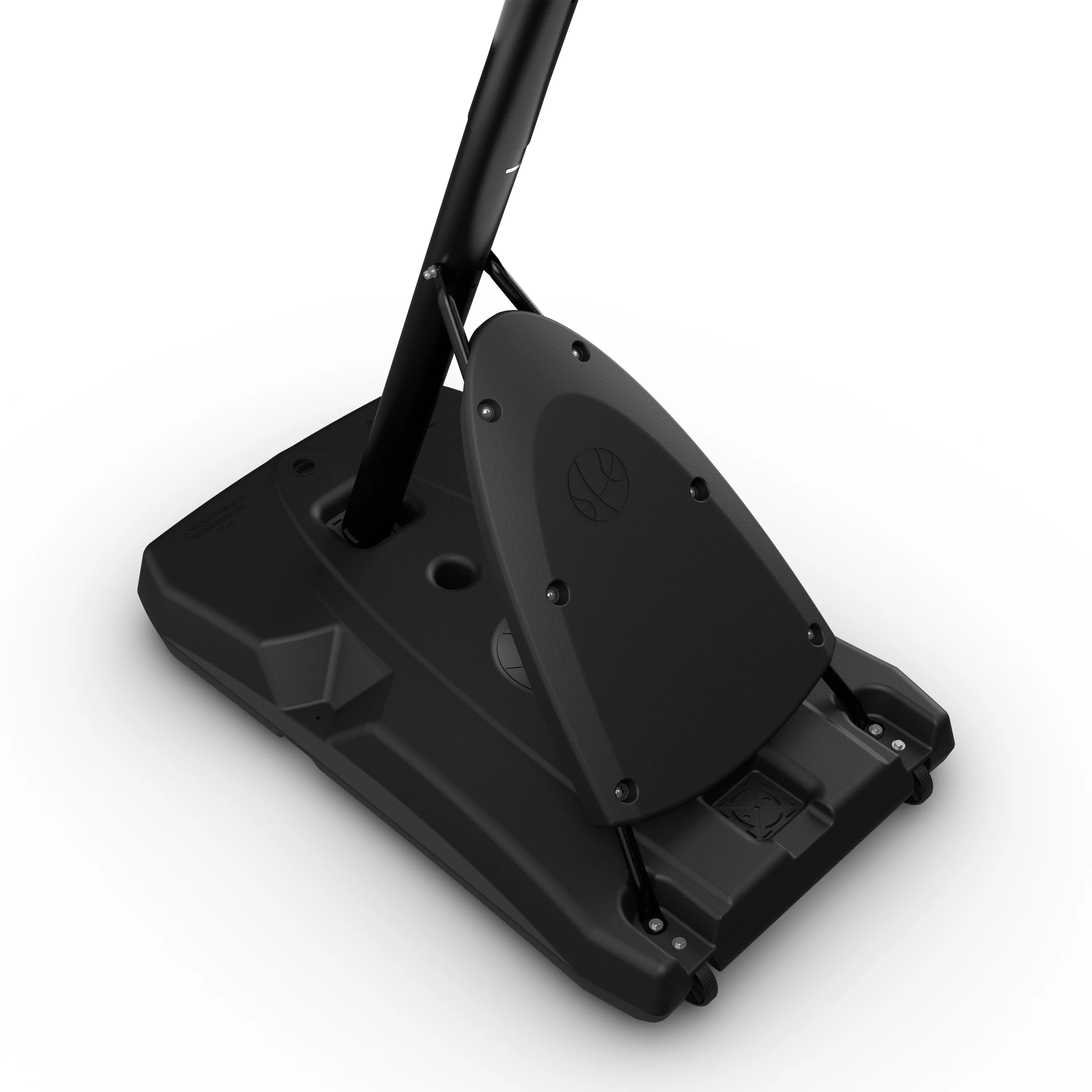 2025 Spalding 54-tommer bærbar basketballkurv – Ubrydelig polycarbonatbagplade. ExactaHeight-system og Pro Slam-kant – Udendørs leg