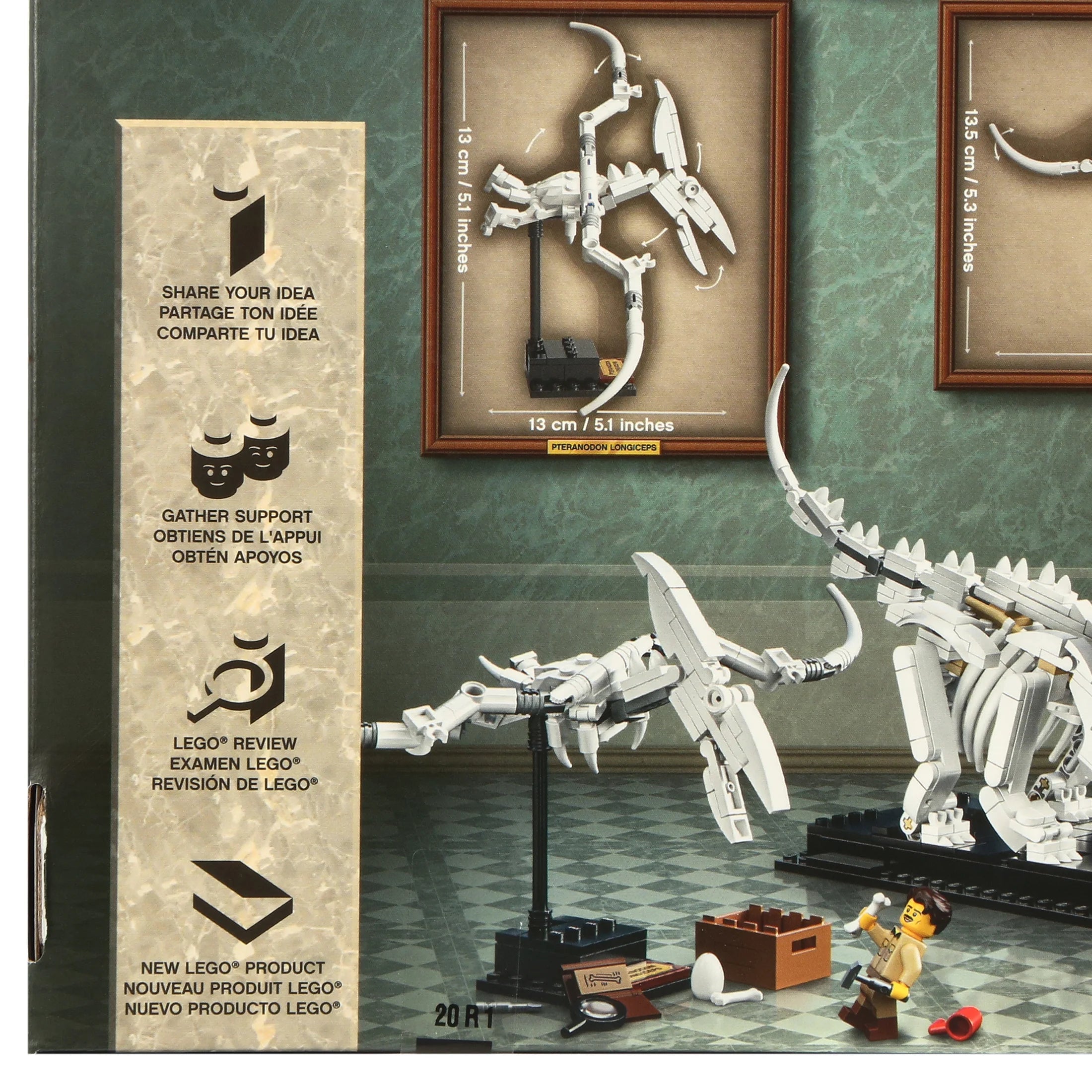 LEGO Ideas 21320 Dinosaurierfossilien – Bauset (910 Teile)