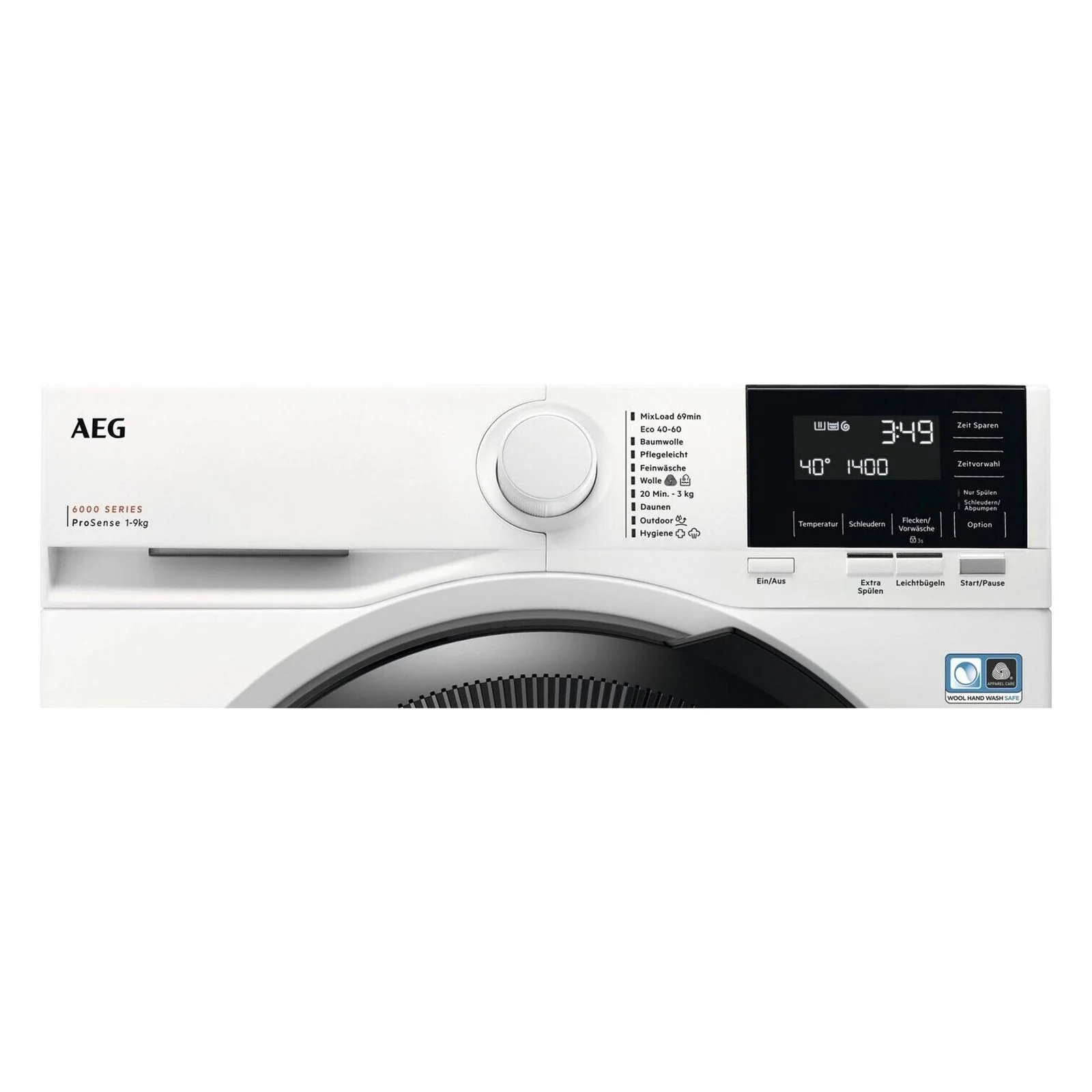 Lave-linge AEG LR6FA49FL série 6000 (2025) avec technologie ProSense