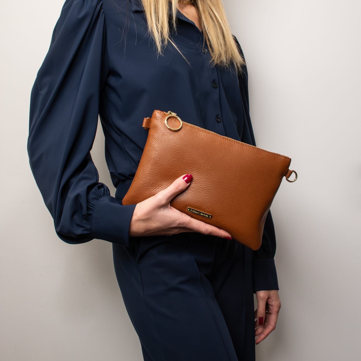 TL Bag - Soft Italian leather pouch clutch | TL142029