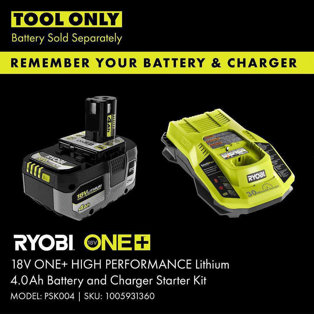 2025 RYOBI ONE+ 18V batteridrevet propangas-hybridvarmer (kun værktøj)