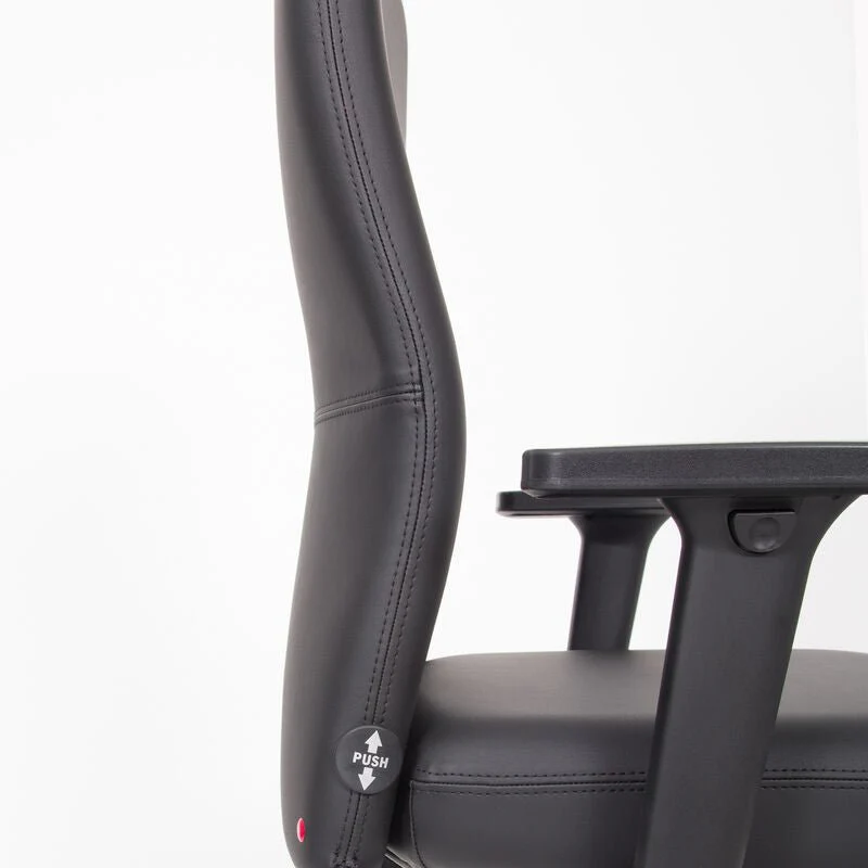 2025 Slow Agilis AG10 Ergonomischer Bürostuhl mit hoher Rückenlehne – DER RÜCKENRetter in hochwertigem Kunstleder – 30 Jahre Garantie