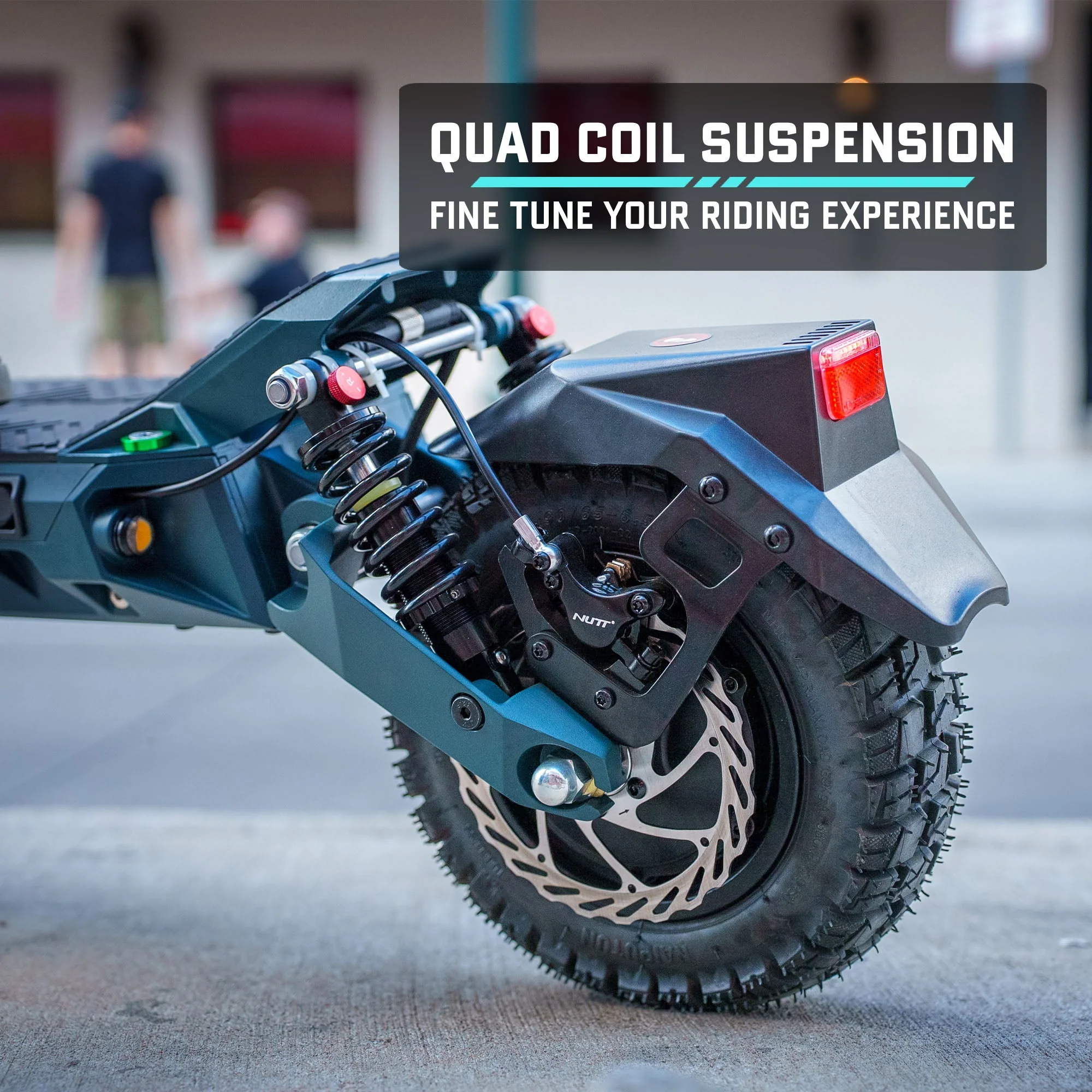 2025 Gotrax GX3 All-Terrain El-scooter – Kraftfuld dobbeltmotor. Tophastighed 64 km/t. Terrændæk.