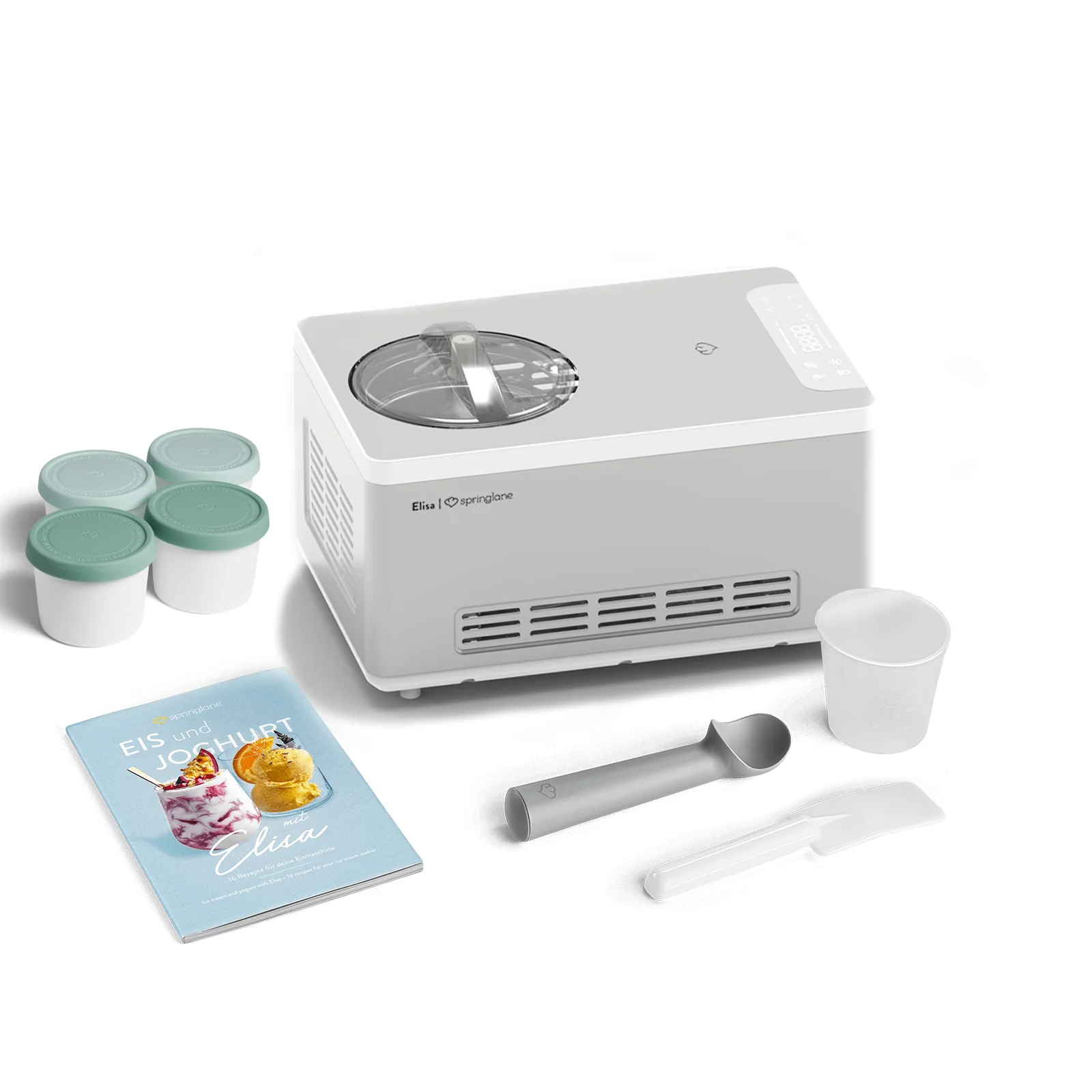 2025 Elisa 2,0 liters køleskab – sort eller sølv