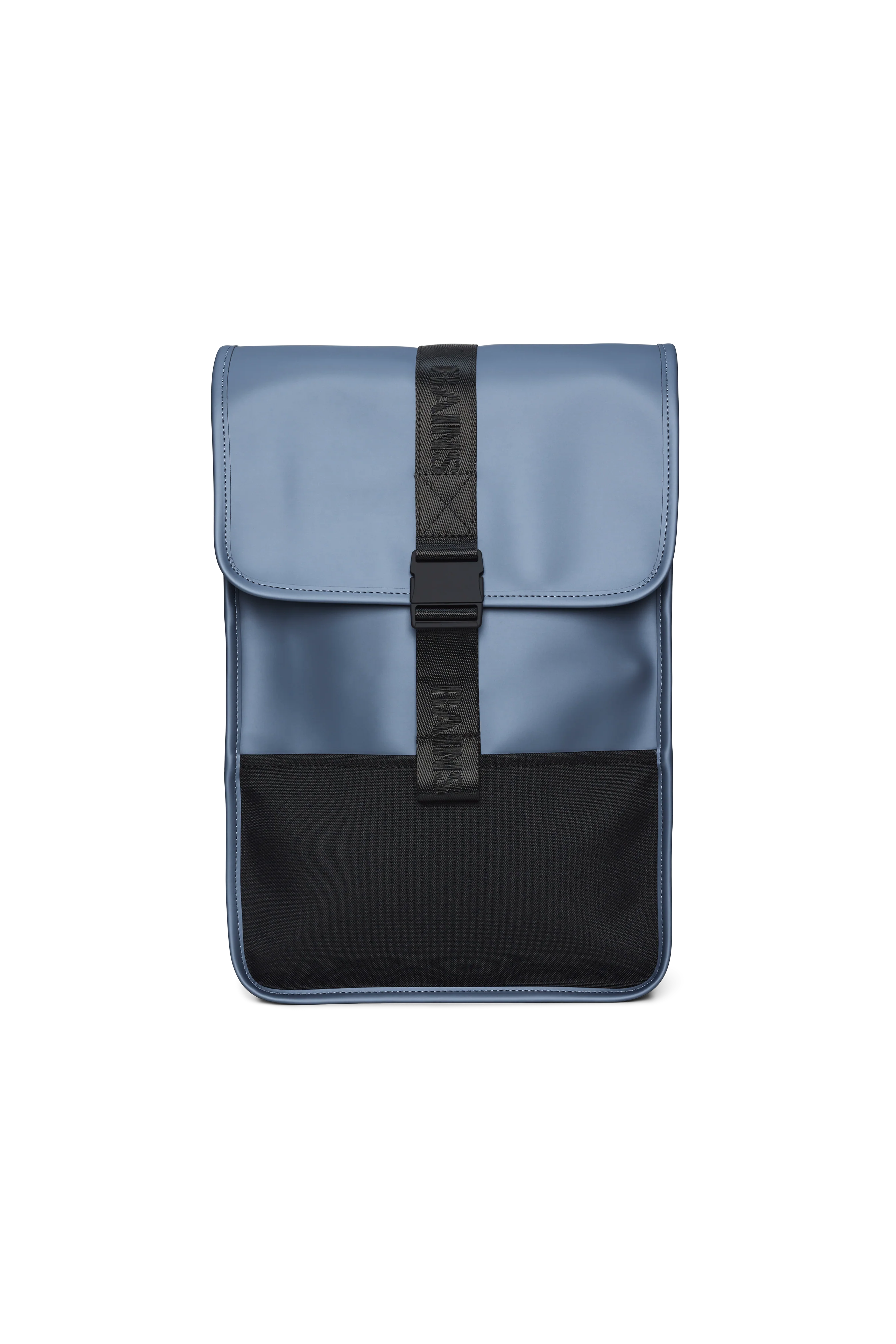 2025 Trail Backpack Mini – Vandafvisende dagrygsæk (15) med klap og gummispænde – PU-stof – Polstret laptoprum