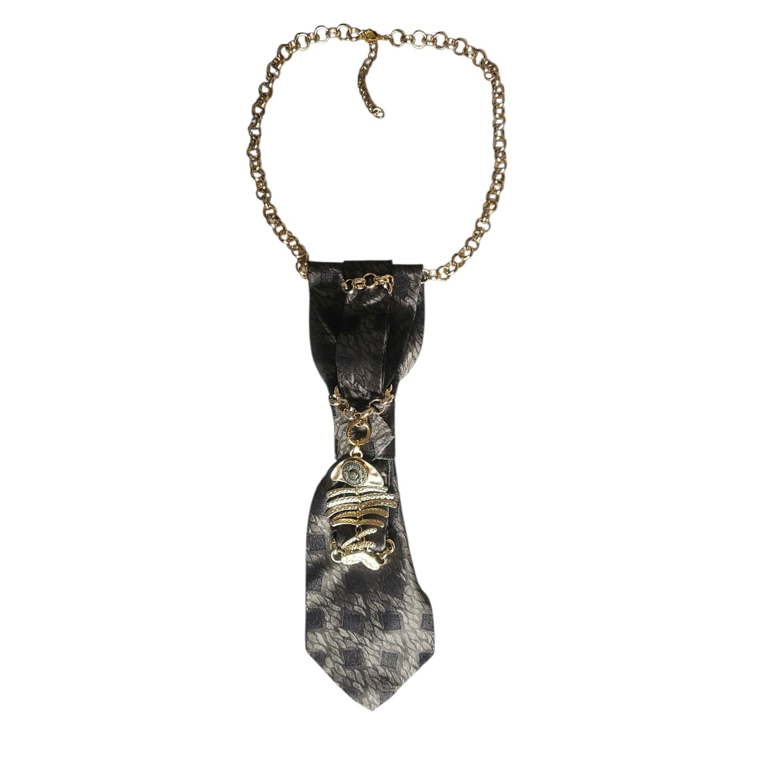 Mystic Fish Gold 4-in-1 Jeweled Tie