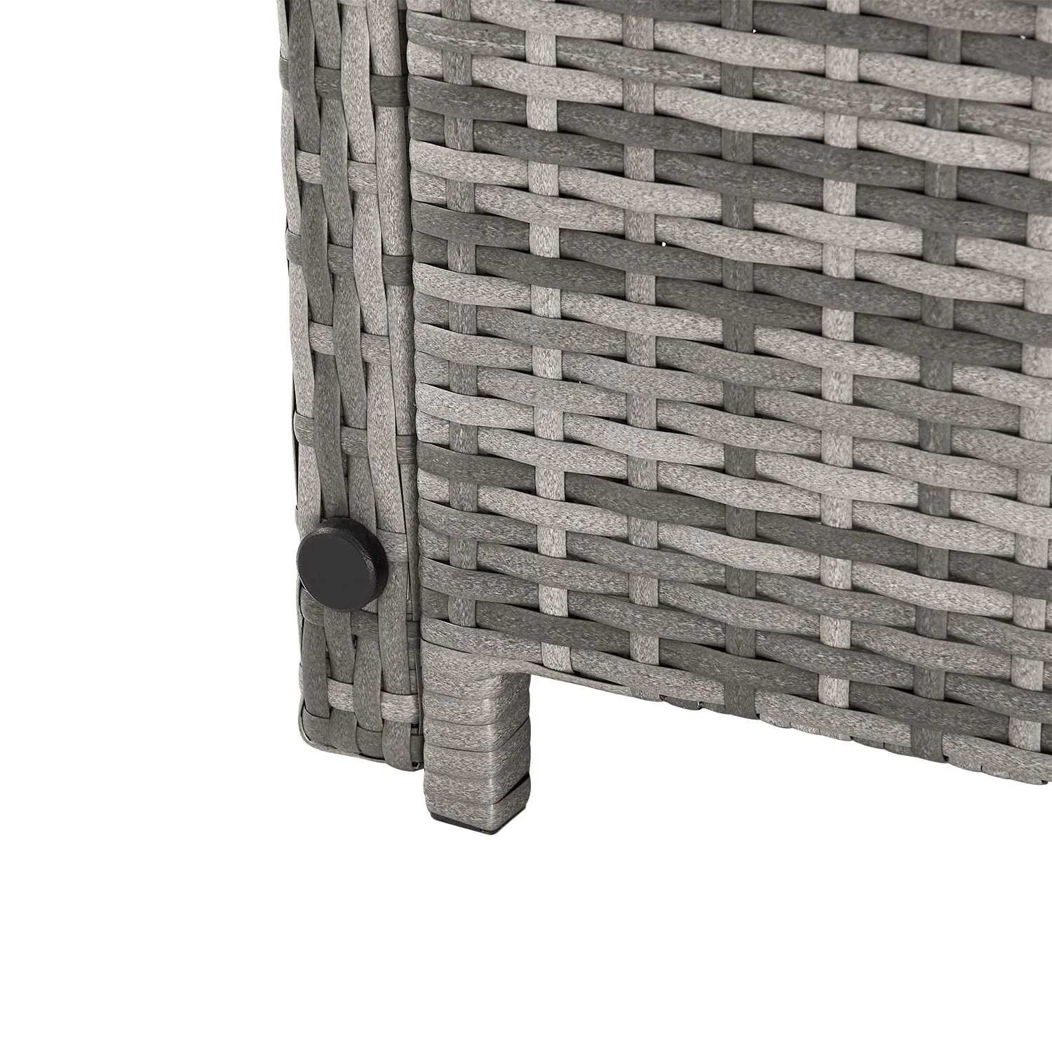 Ensemble de jardin Jamaika 2-en-1 en rotin synthétique 2025 – Modulaire, compact et élégant