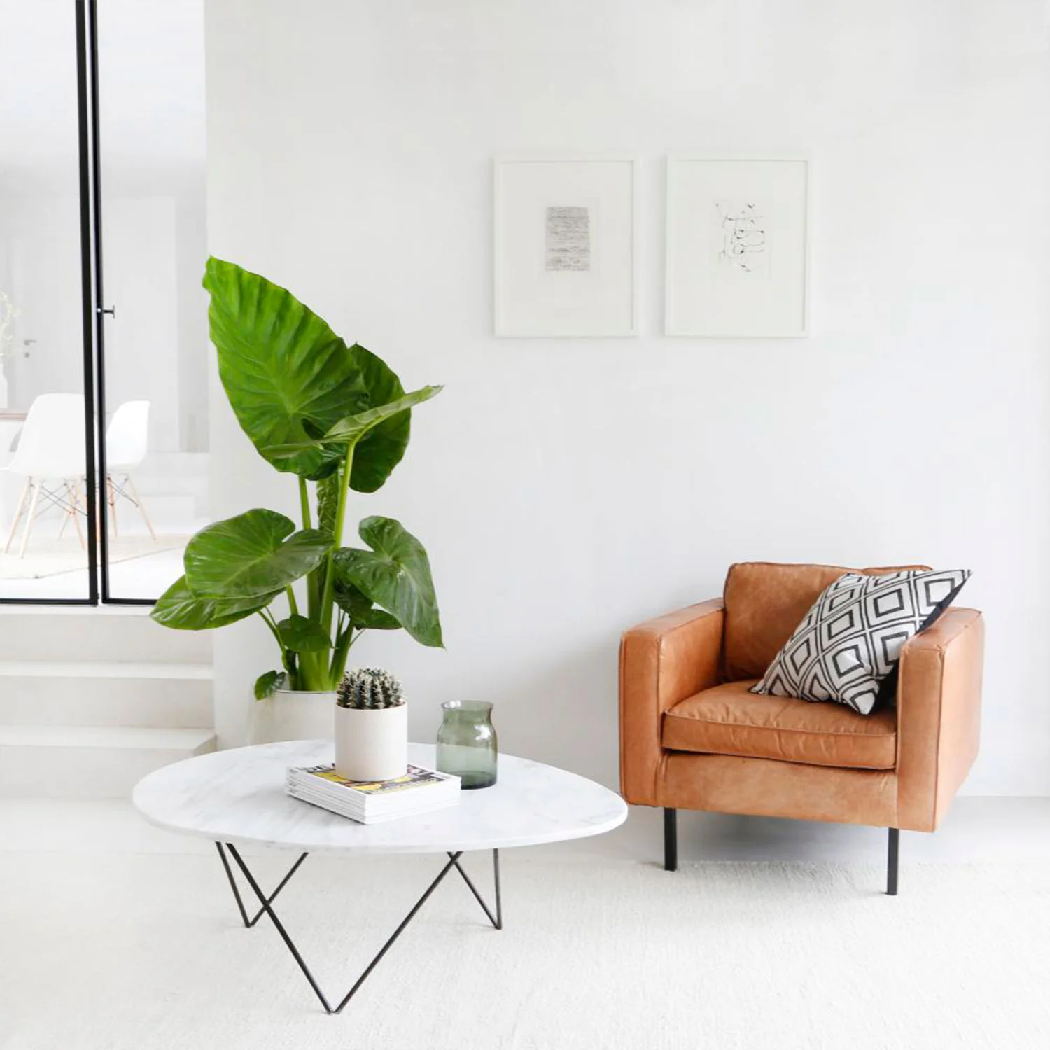 Table basse en marbre Louis