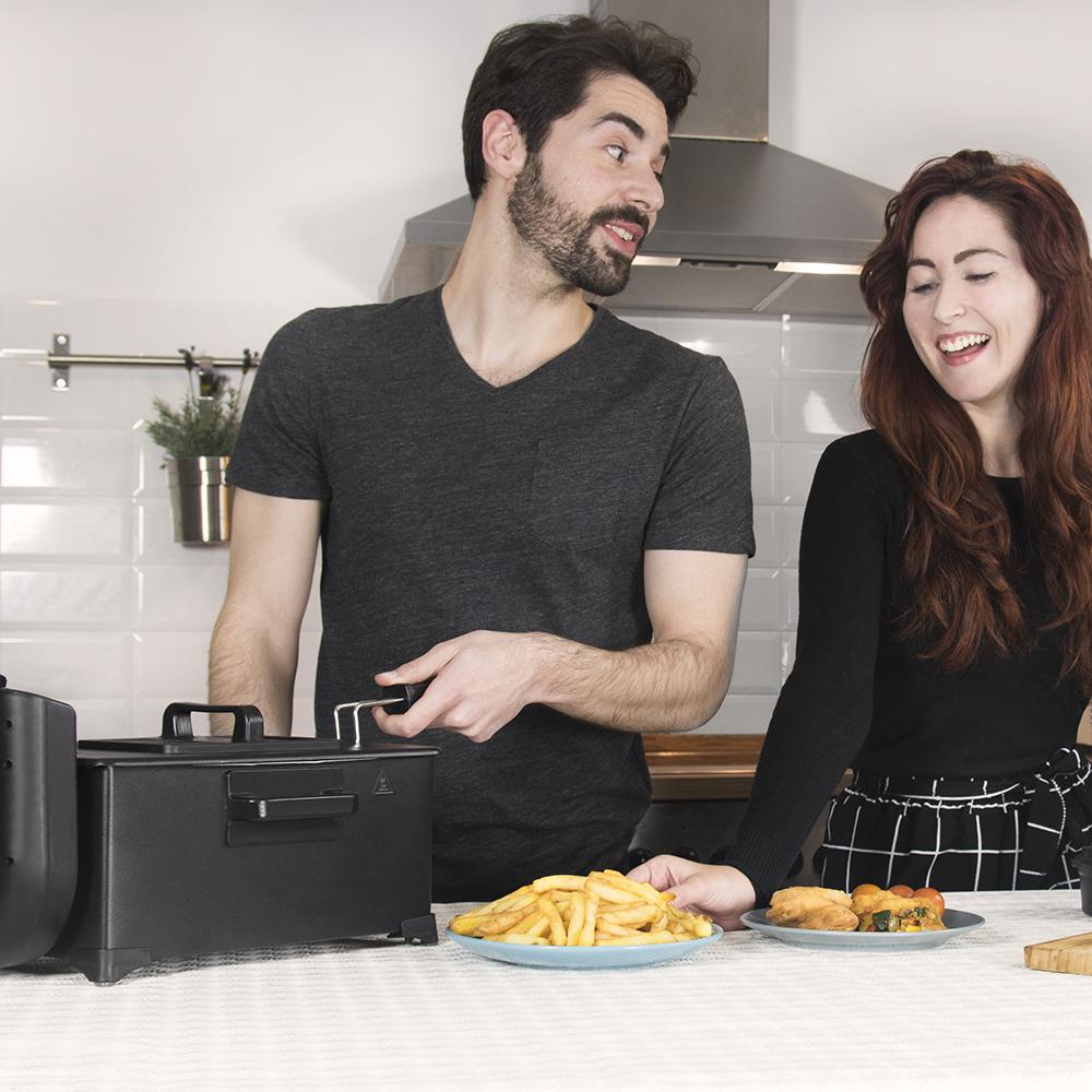 CleanFry 3 L Schwarz