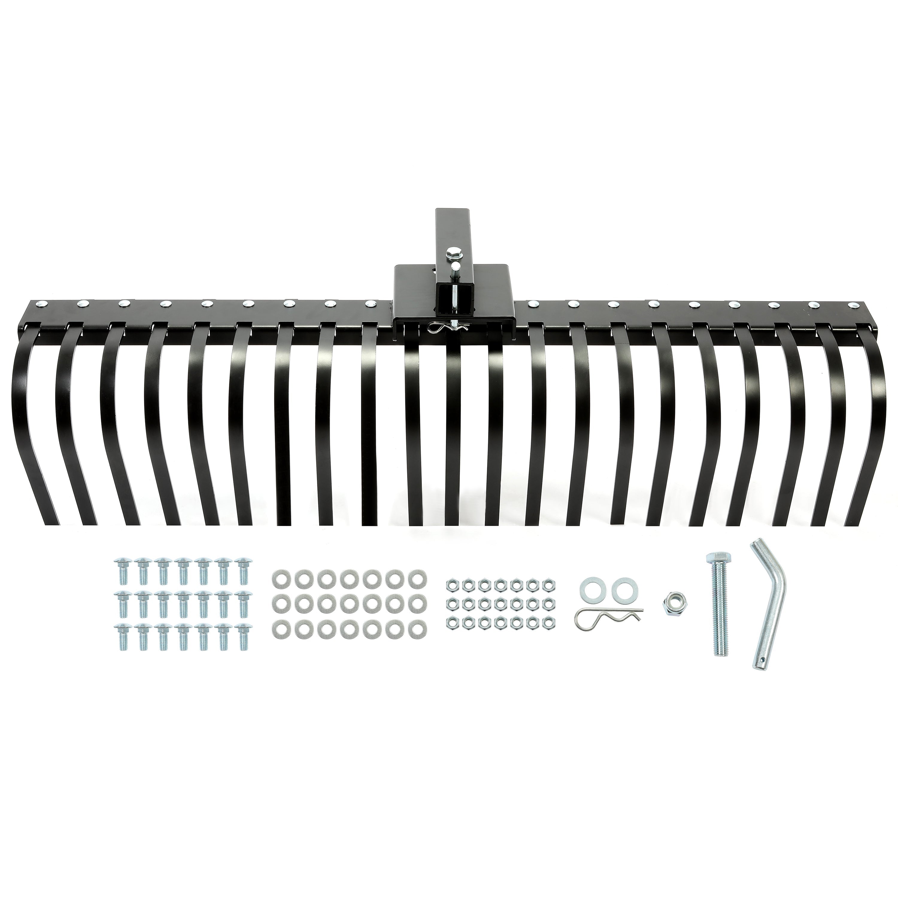 Kojem 60-tommer landskabsrive til ATV, UTV, SxS, have-, terrasse- og strandrengøring med 48