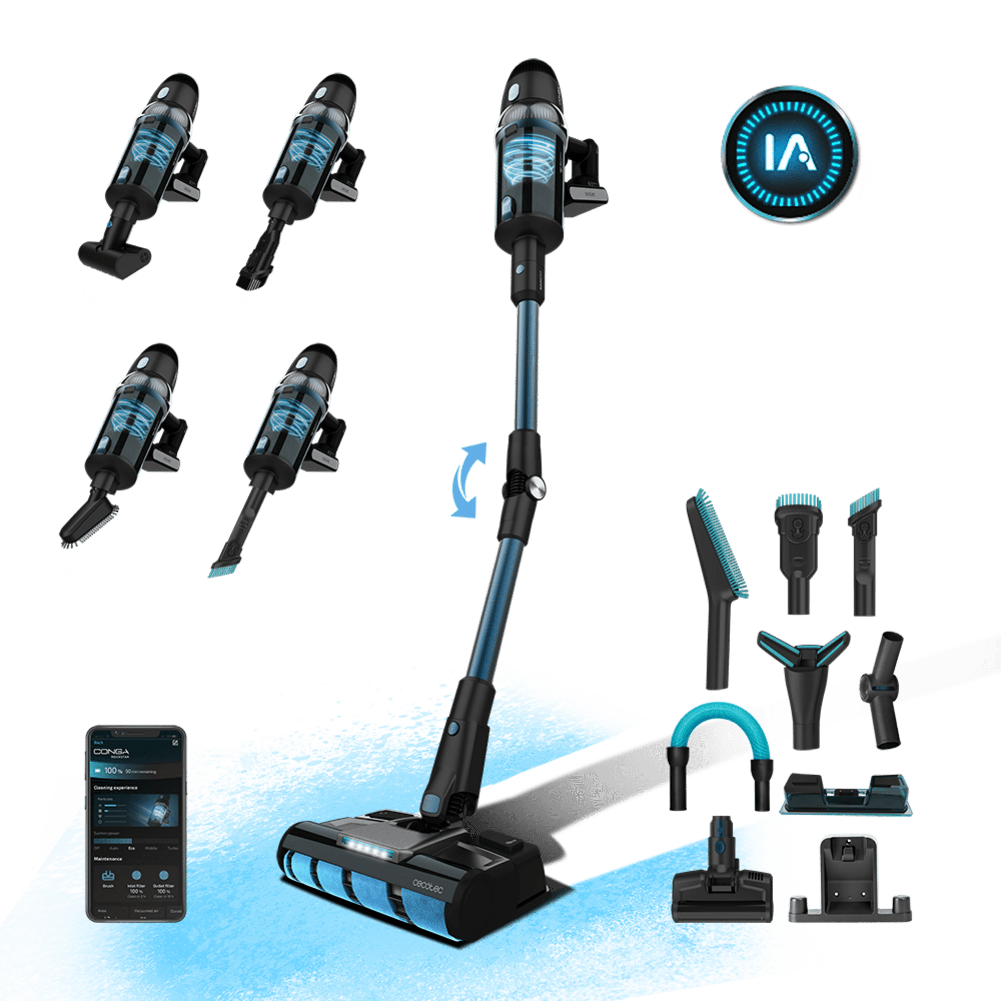 Rockstar 9500 Connected Conga Ergowet 3000 IA