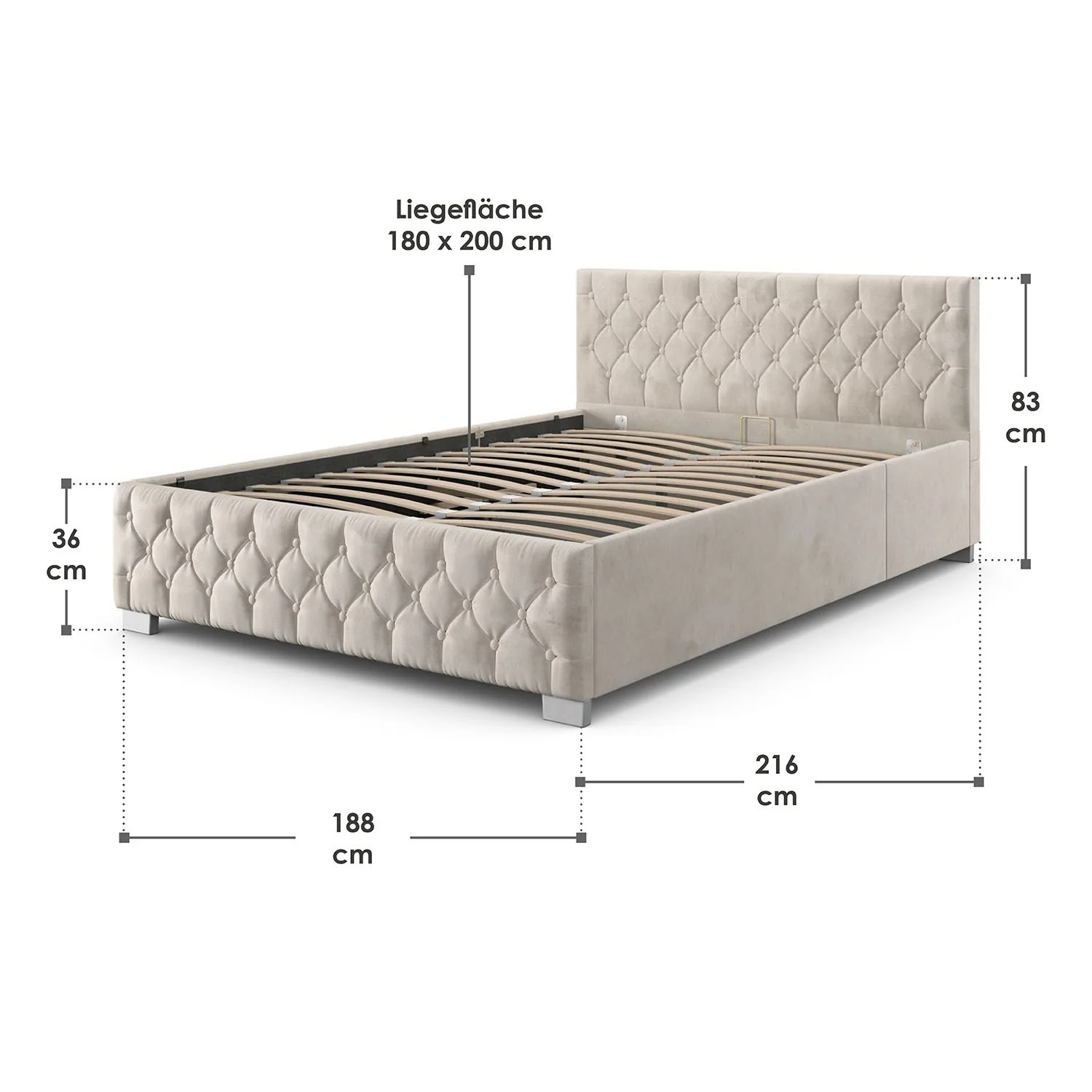 2025 Nizza Polsterbett