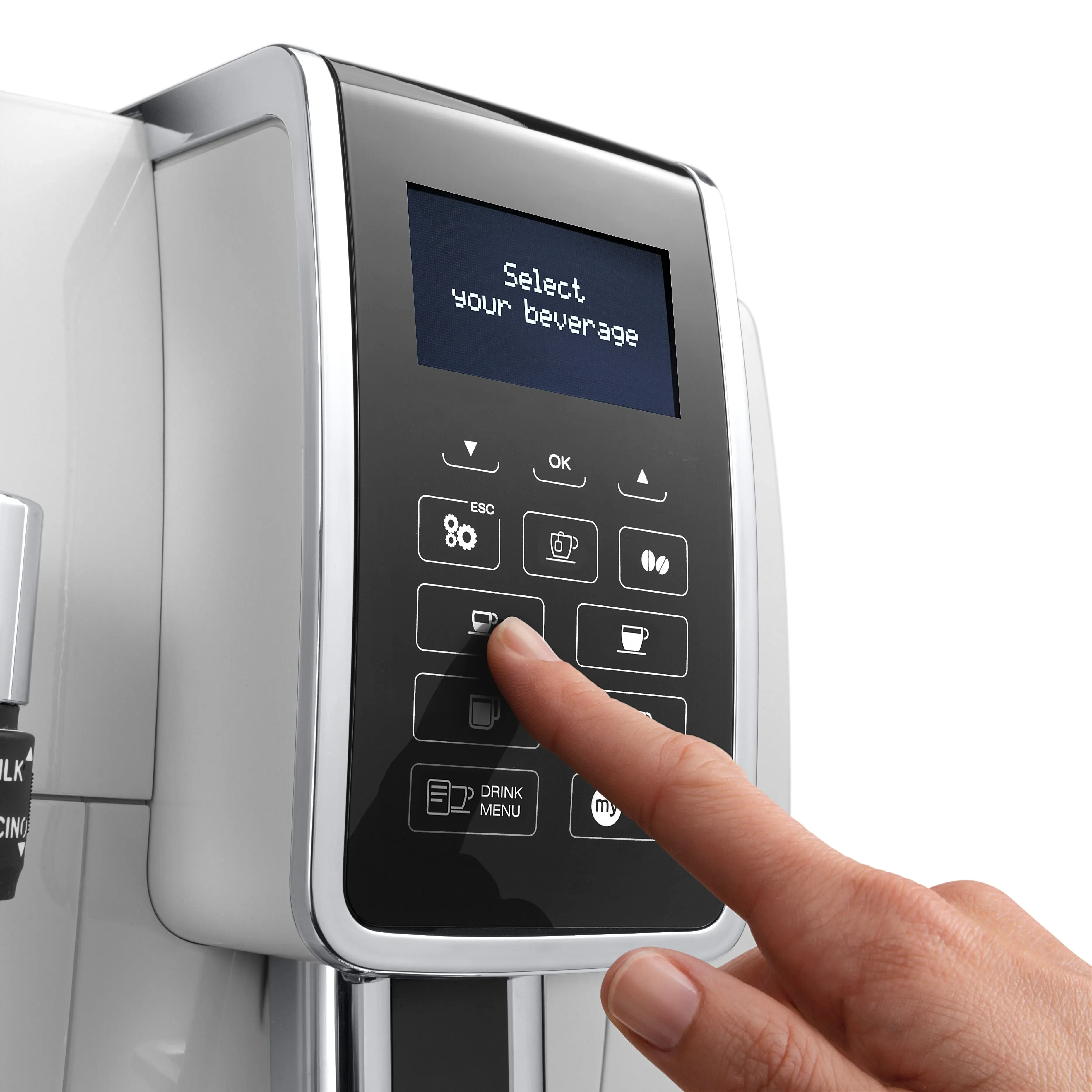 2025 DeLonghi ECAM350.35.W Hvid Automatisk Kaffemaskine