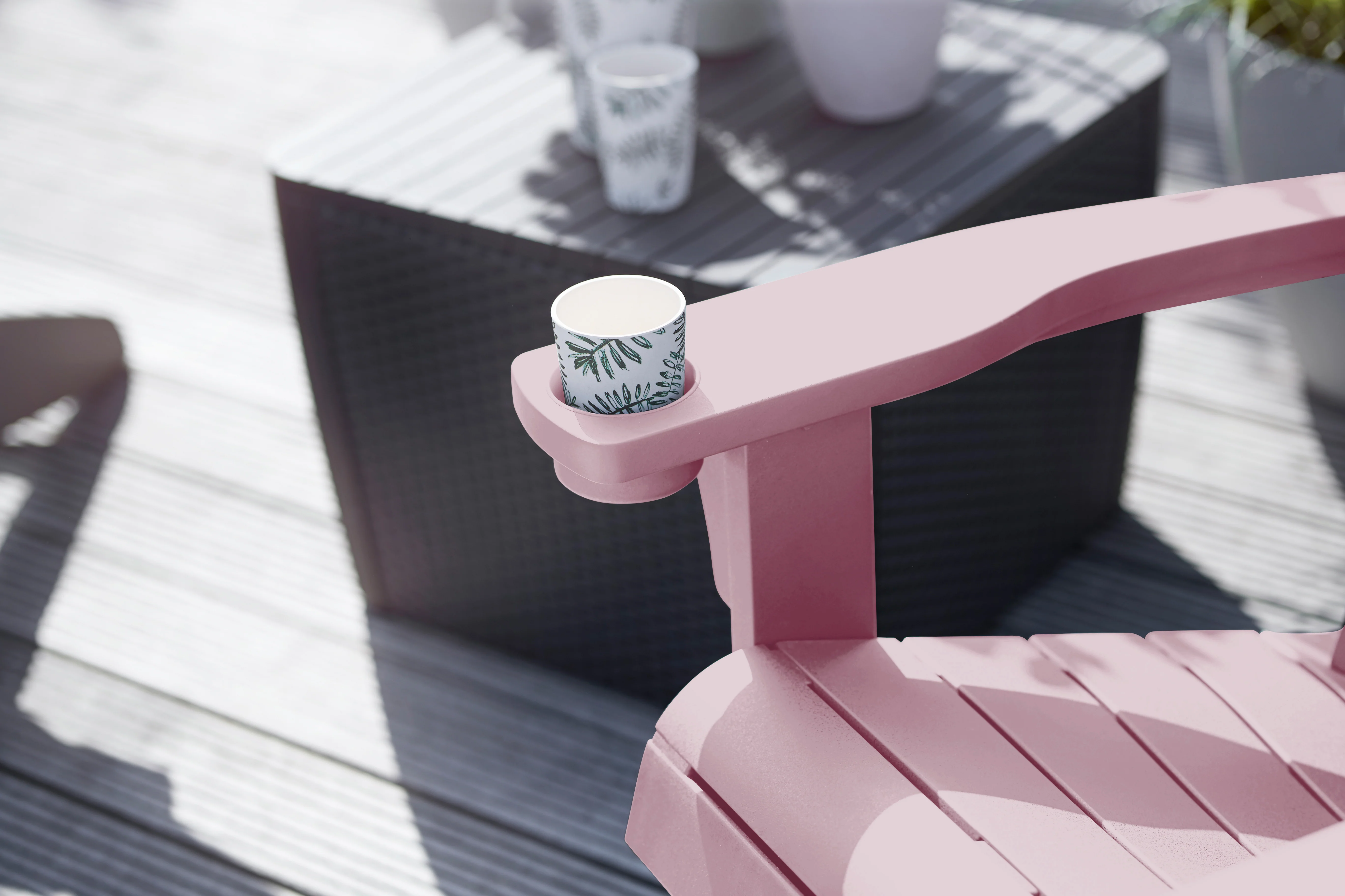 FORSALG 2025: SEPTEMBER – Keter Alpine Adirondack-stol – Lyserød