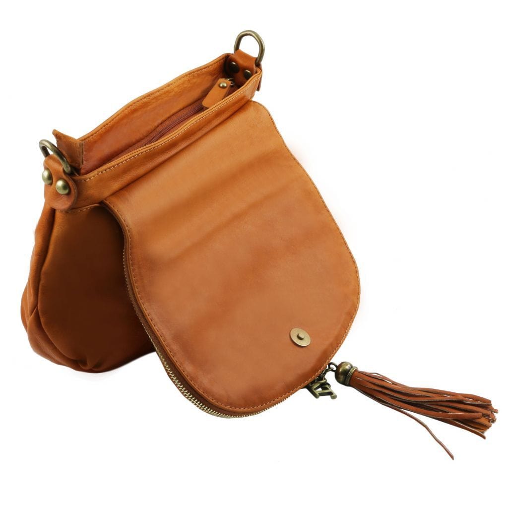 TL Bag - Soft leather shoulder bag with tassel detail | TL141223