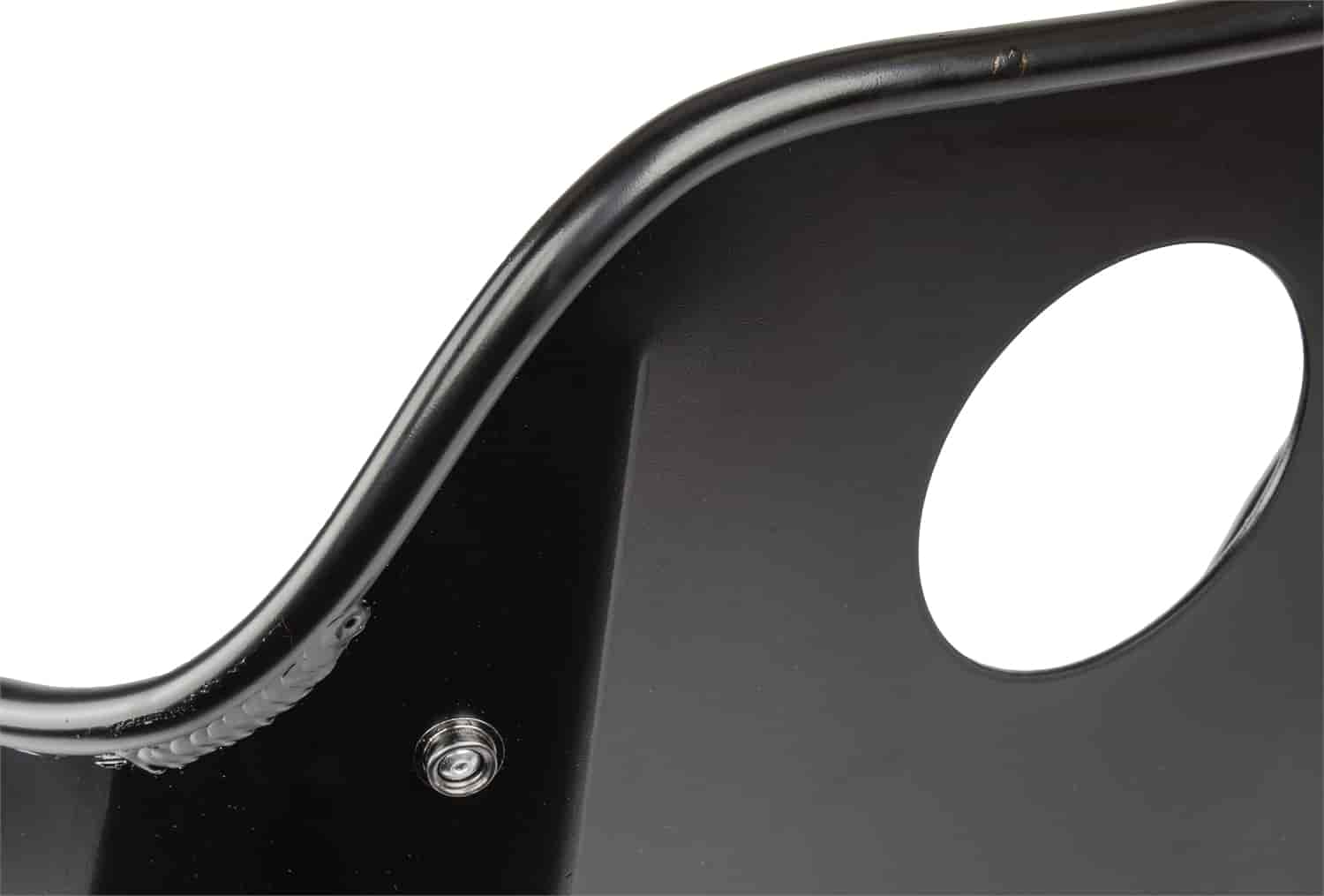 JEGS Bomber Sitzfläche, 45,7 cm breit, 53,3 cm niedrige Rückenlehne, 61 cm tief, 18° Neigung – Schwarzes Aluminium