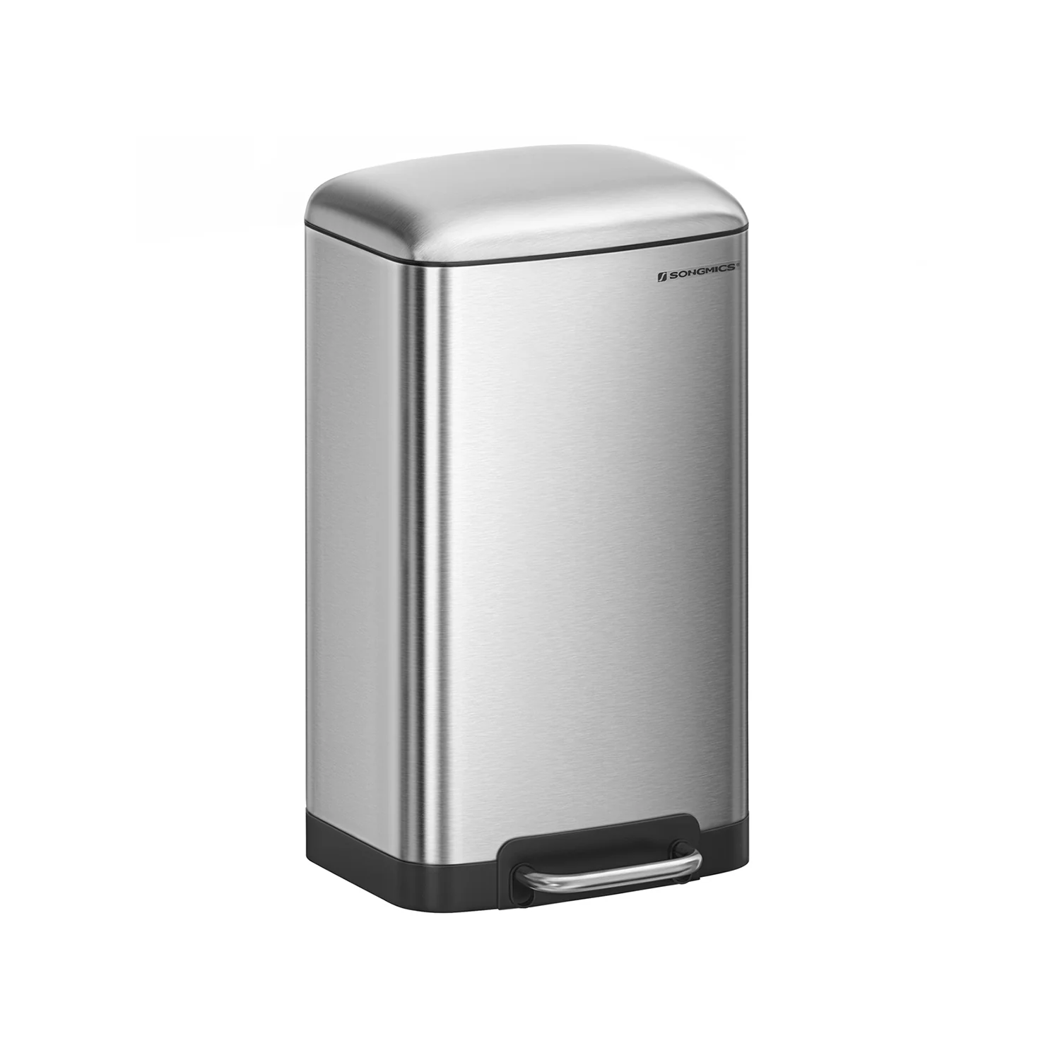 Køkkenpedalspand med låg og inderspand