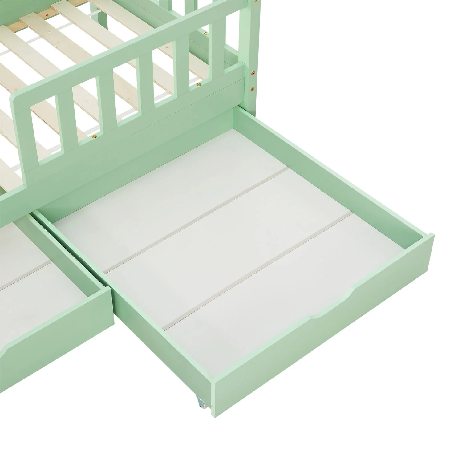 Lit enfant Marli 2025, 90 x 200 cm, avec tiroirs de rangement