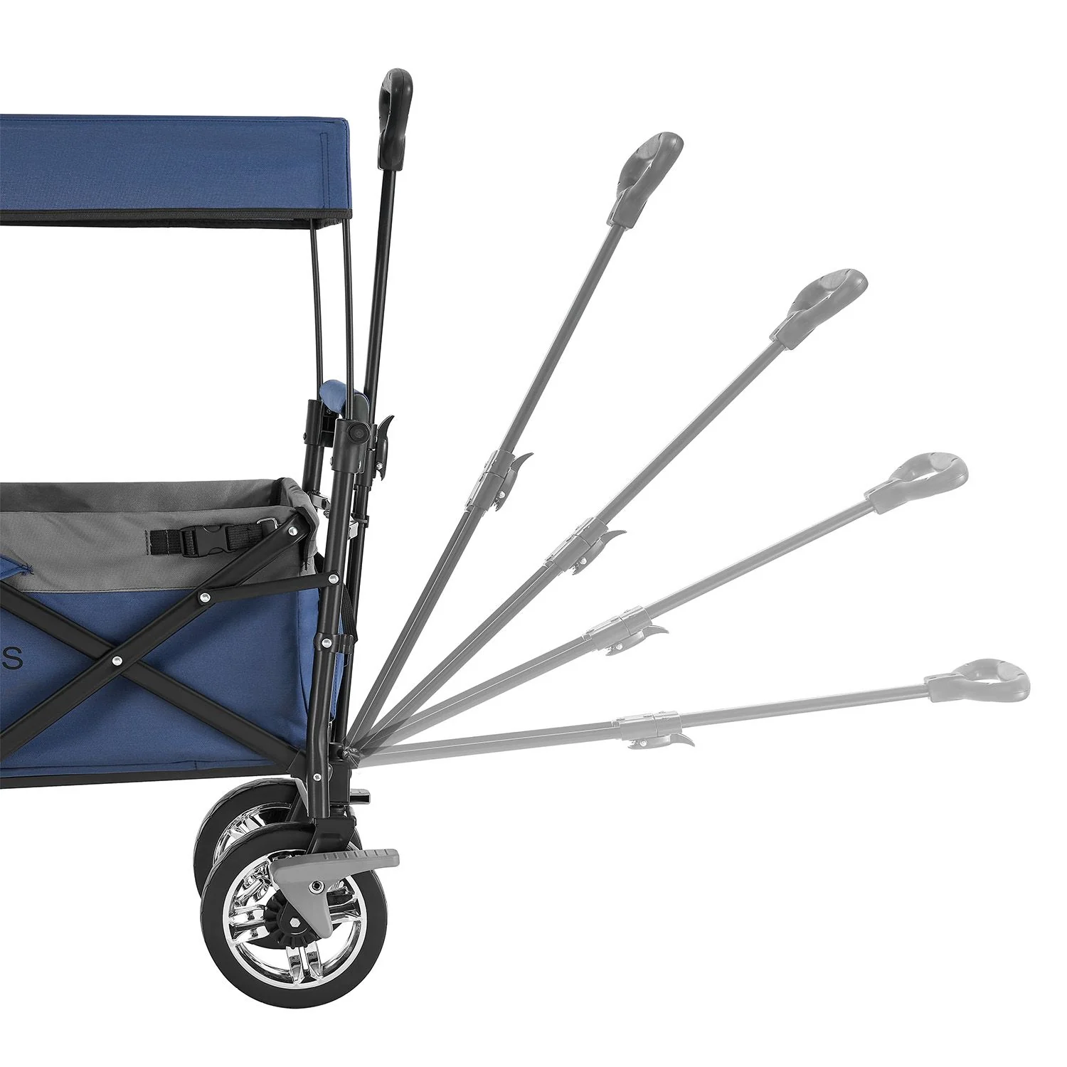 Poussette pliante 2025 avec toit et sac