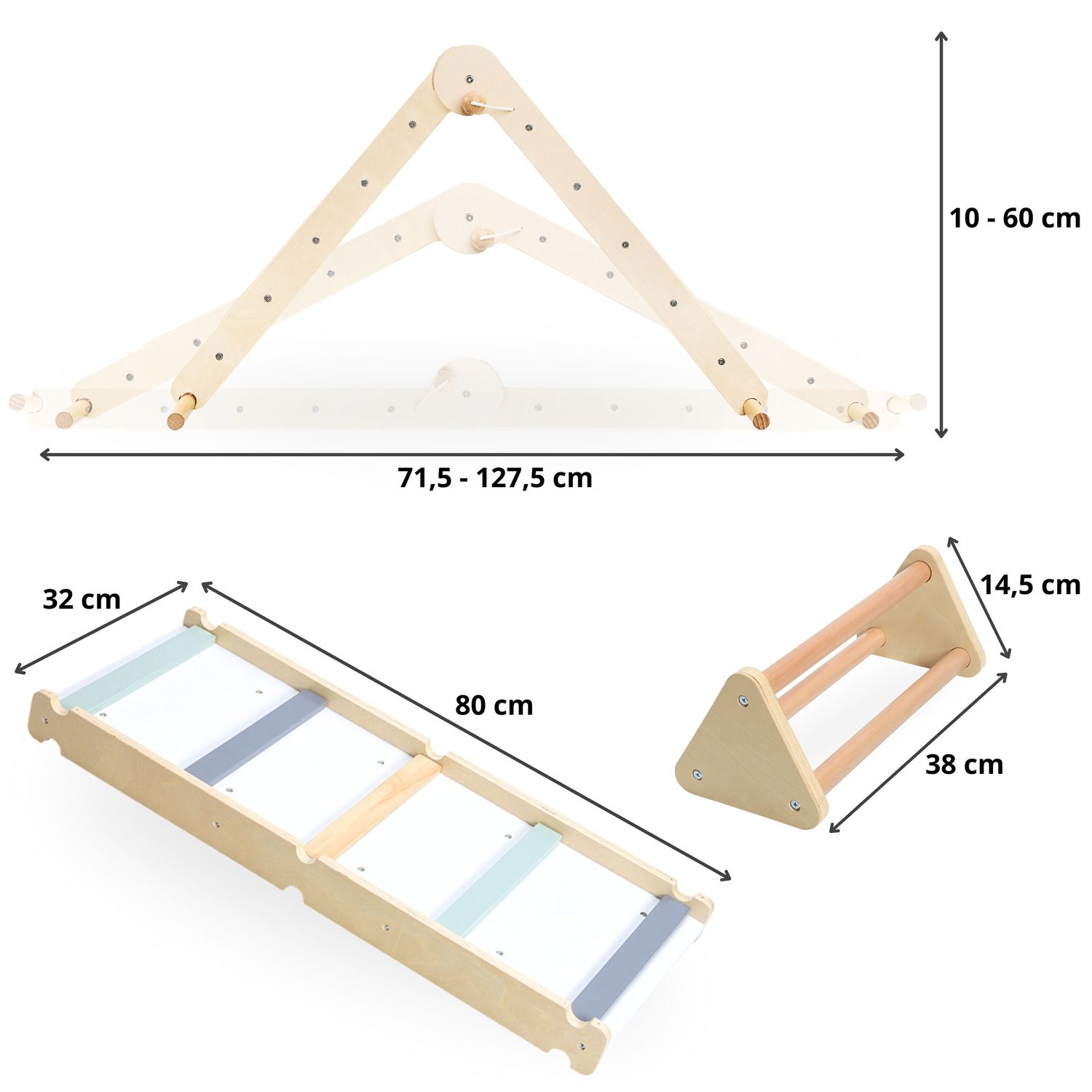Kinderspielplatz, Holz, Tragfähigkeit bis zu 50 kg