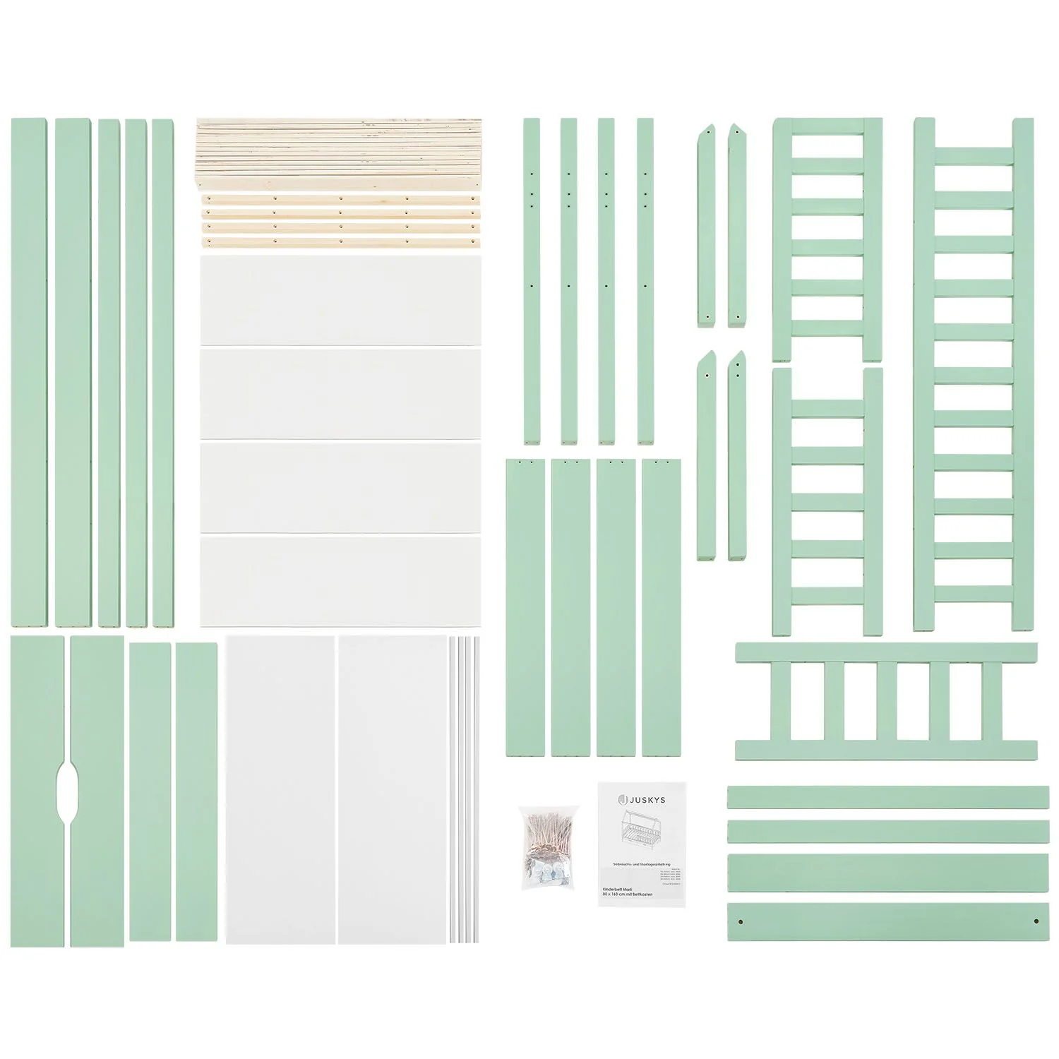 Lit enfant Marli 2025, 90 x 200 cm, avec tiroirs de rangement