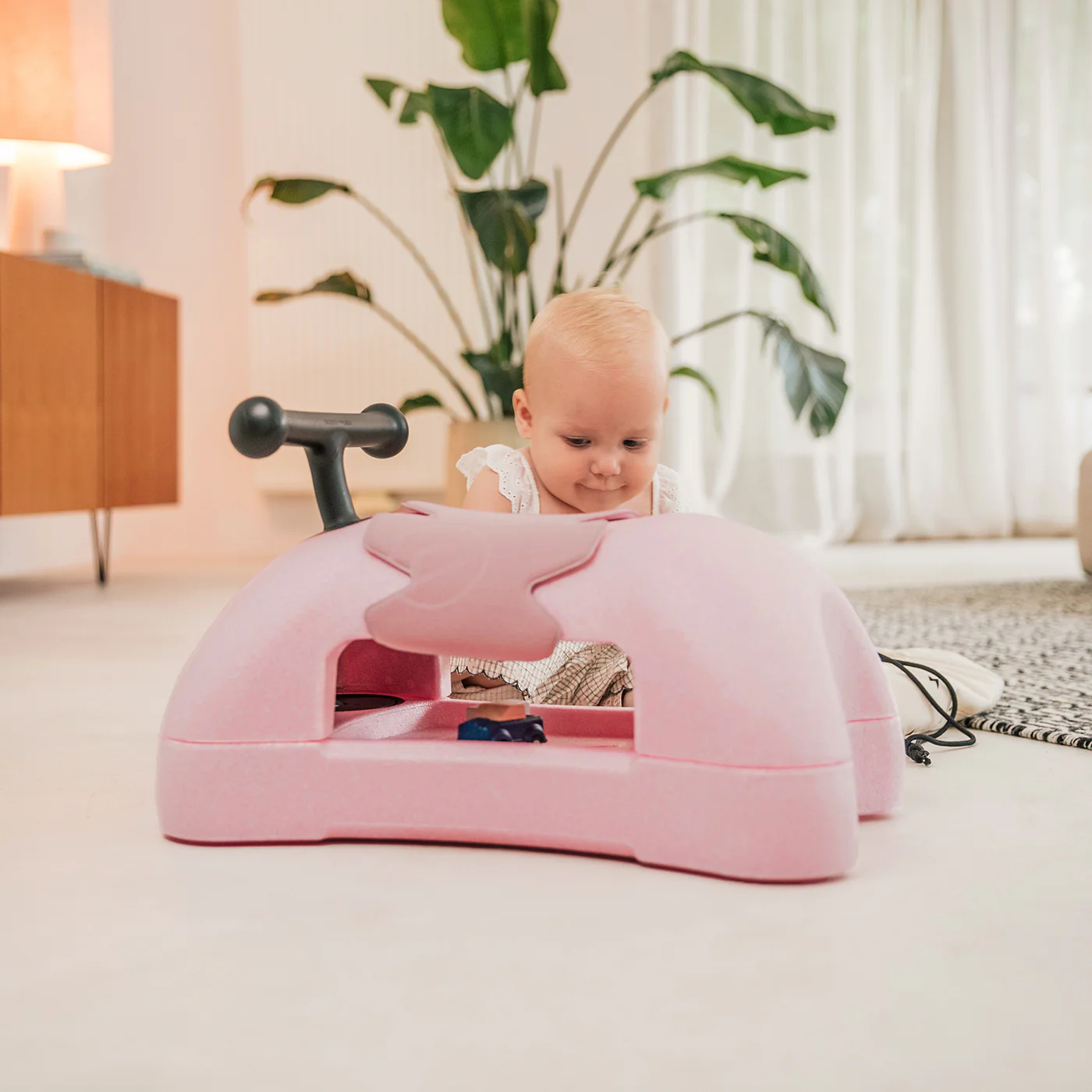 2025 Scoot and Ride Min første 3-i-1 gåstol og løbehjul i pink