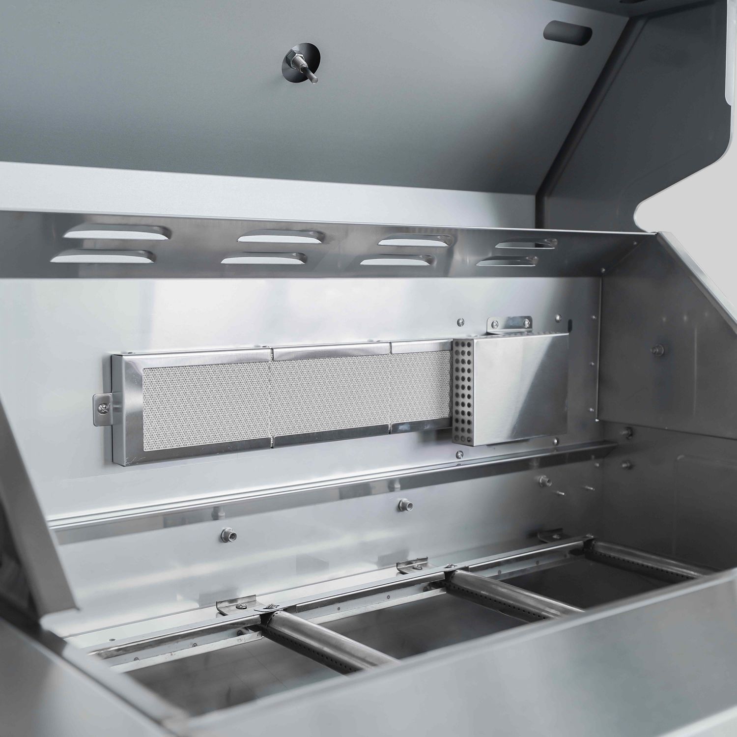 Oviala gasgrillskab med 4 brændere og grill