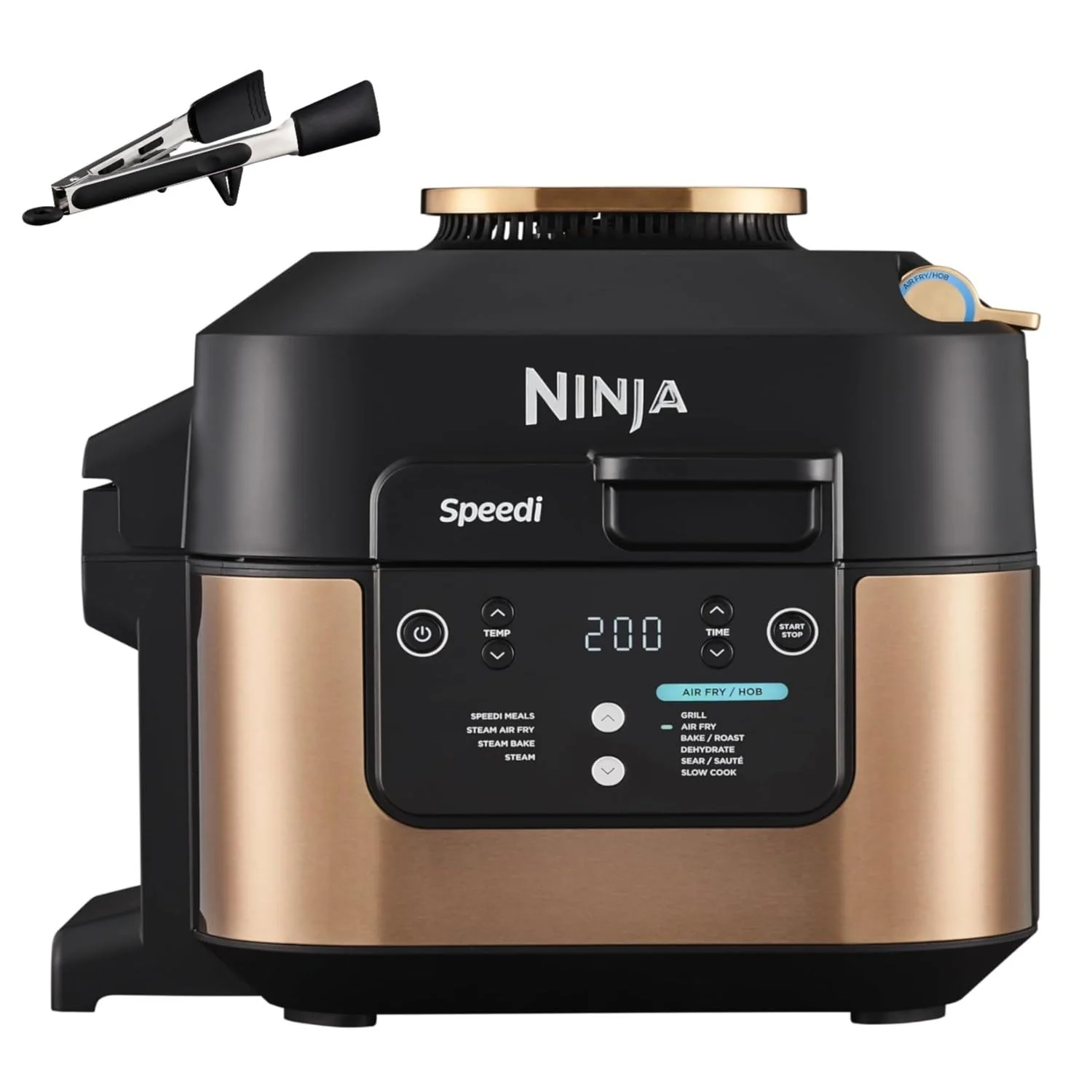 2025 Ninja Speedi multikoger. 5,7 l. 10-i-1 multikoger. Airfryer. Slowcooker. Grill. Ovn. Sort og kobber ON400EUCP