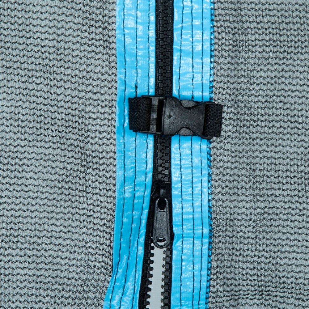 Kindertrampolin, Stahl, max. 50 kg - Aktive. Grün, Schwarz und Blau