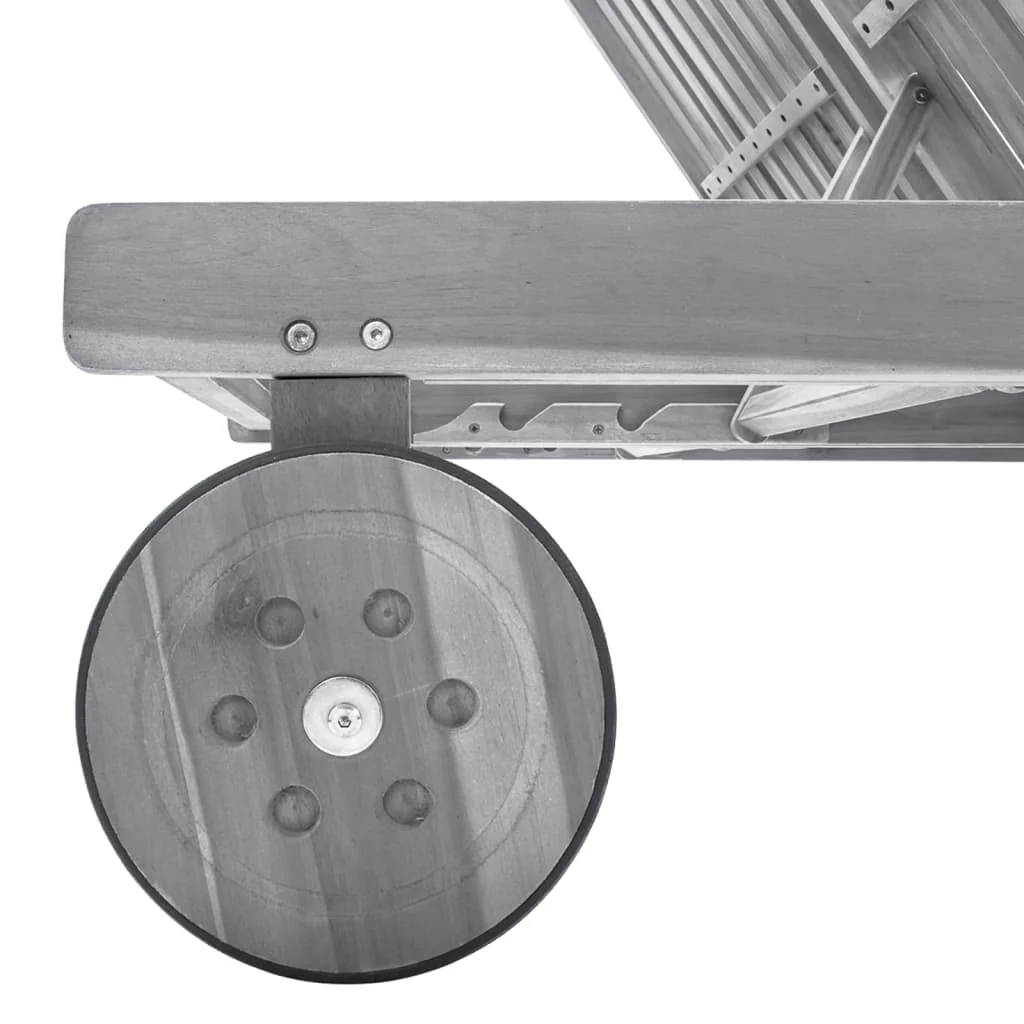 Transat de jardin 2 places avec coussins, en bois d'acacia massif v7915 (2025)