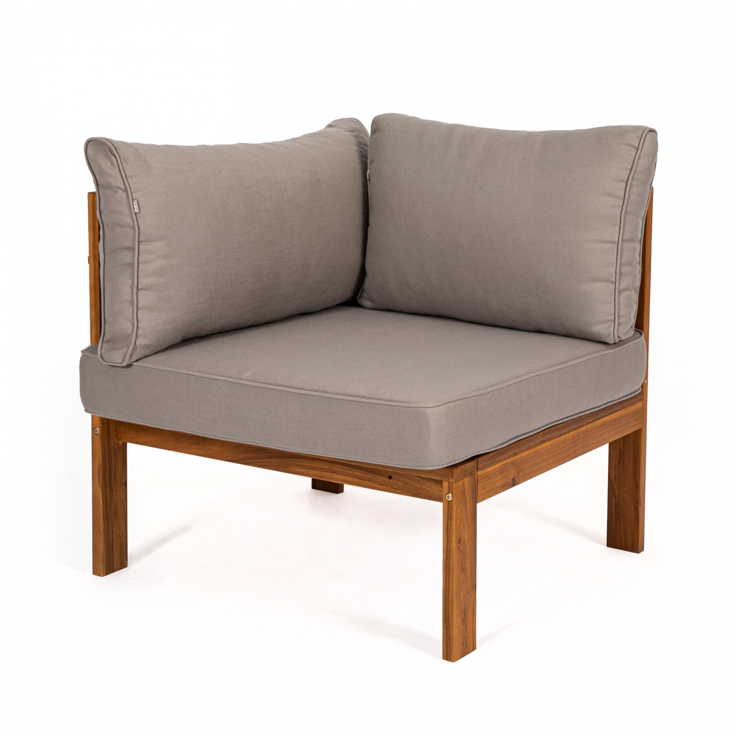 Bali Eck-Gartenmöbelset + Akazienholztisch