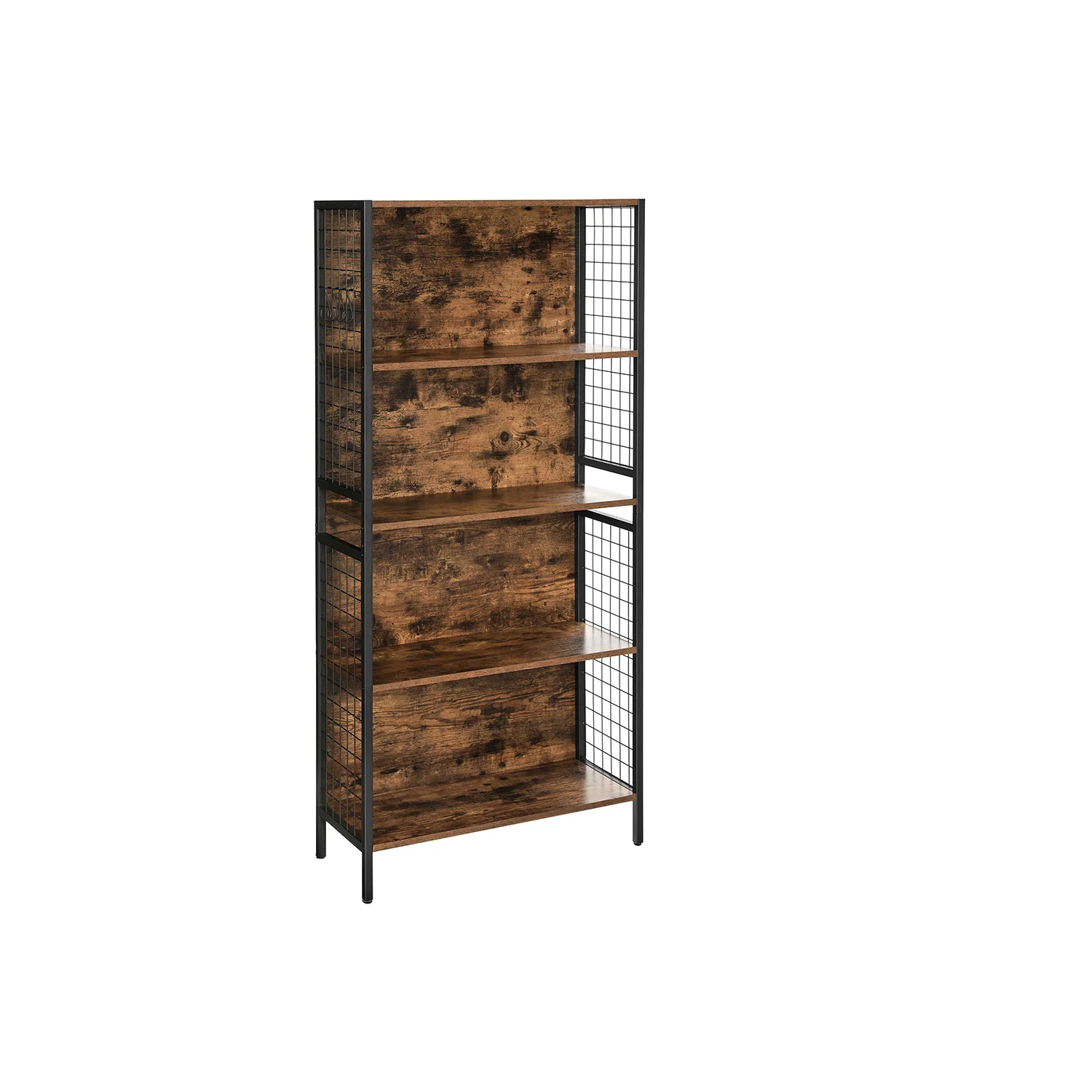 Bogreol med 4 hylder