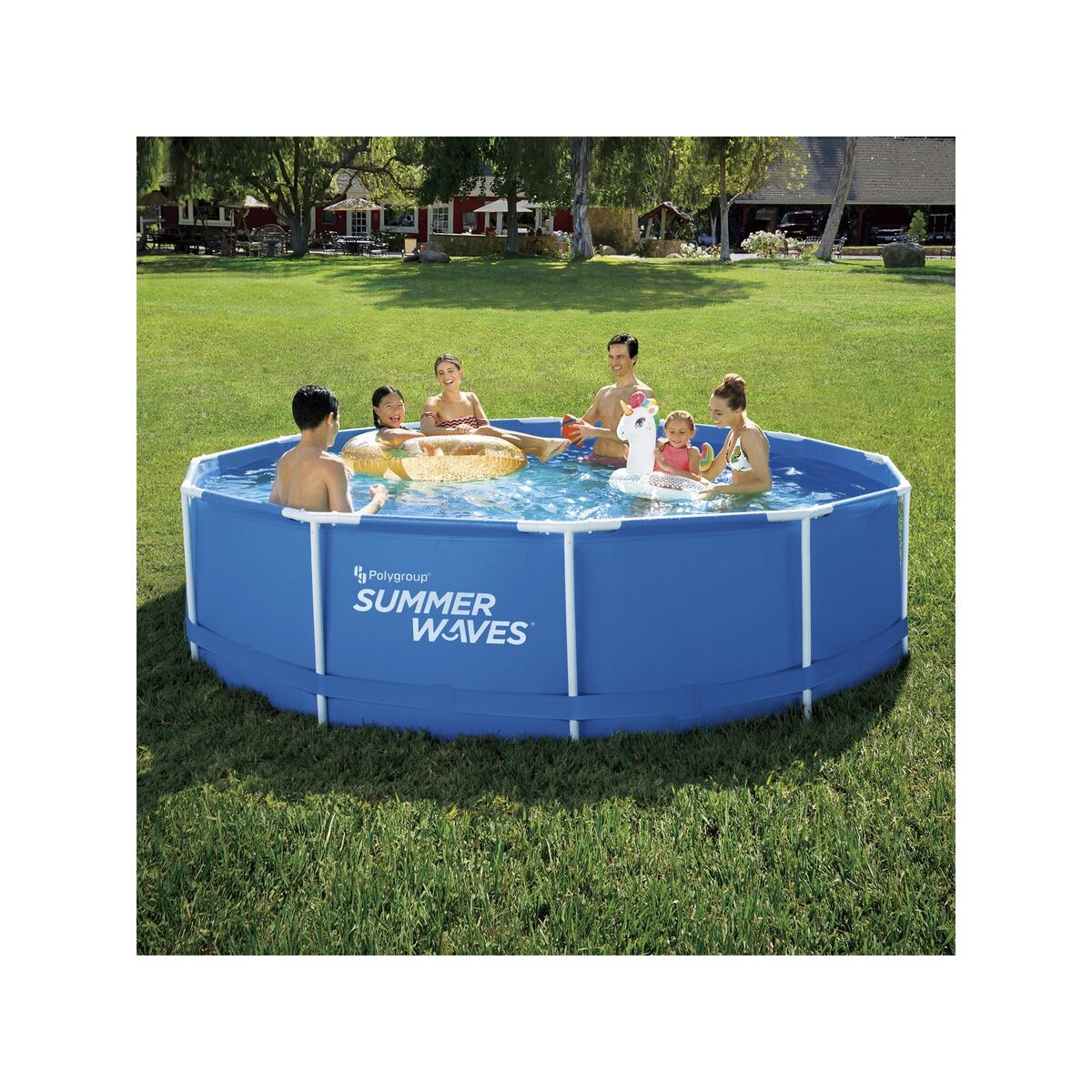 Metall-Rohrpool - Feta - 3,66 x 0,91 m