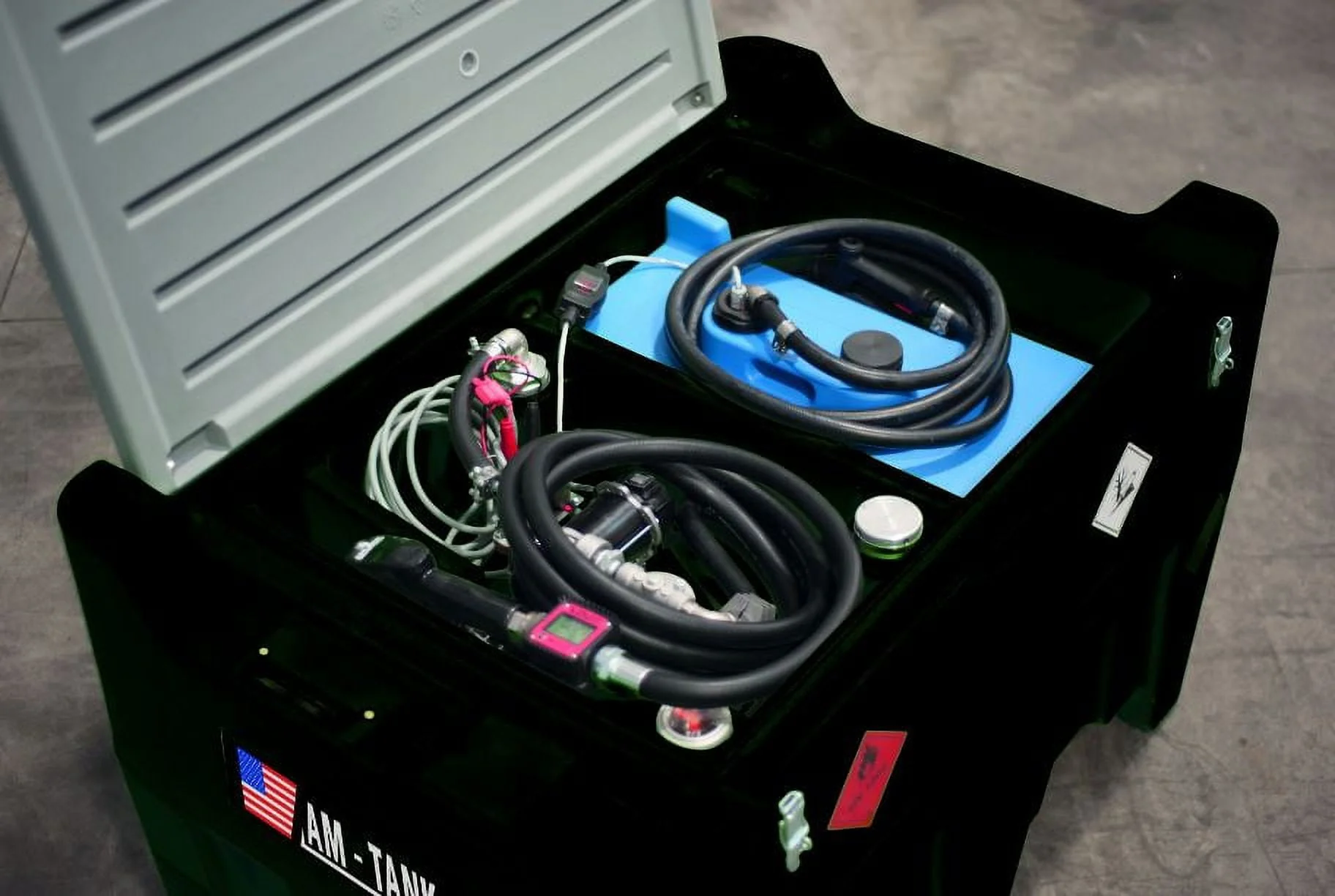 105gl DIESEL + 13gl DEF COMBO Portable Tank with 12V Pumps