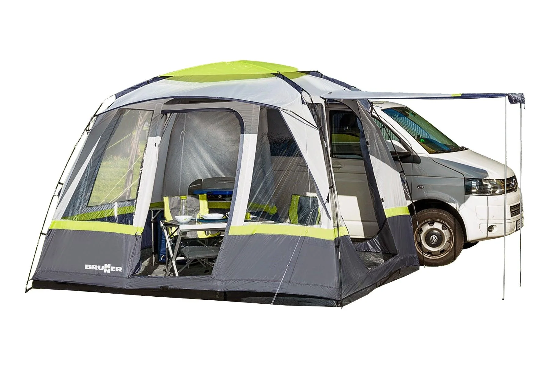 2025 Fritstående telt til varevogne – tilslutningshøjde 180-220 cm