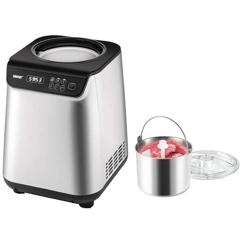 Uno Sorbetmaschine 2025 mit Rezeptbuch, 1,2 l